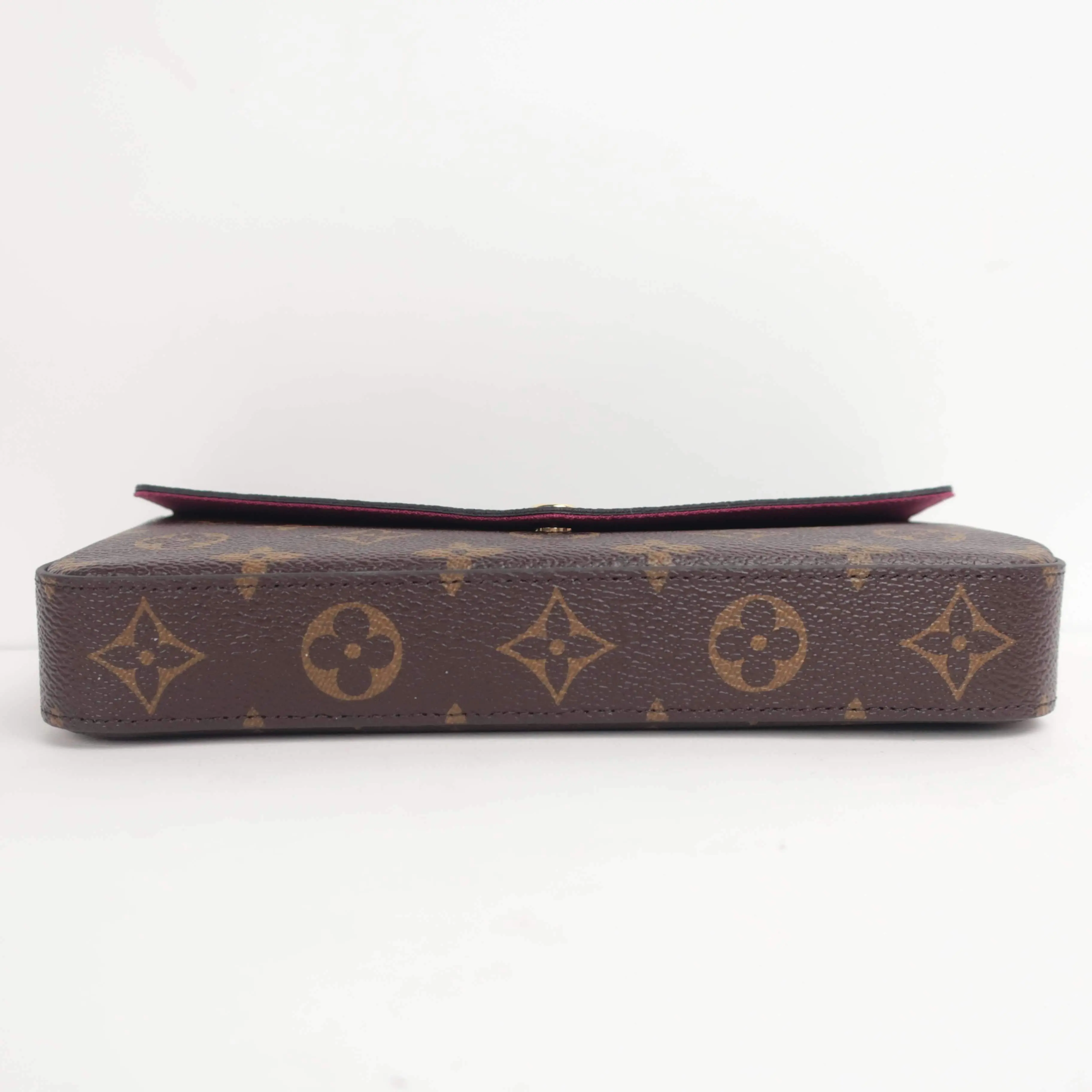 Louis Vuitton Monogram Felicie bag with Fuchsia Inserts - Image 109