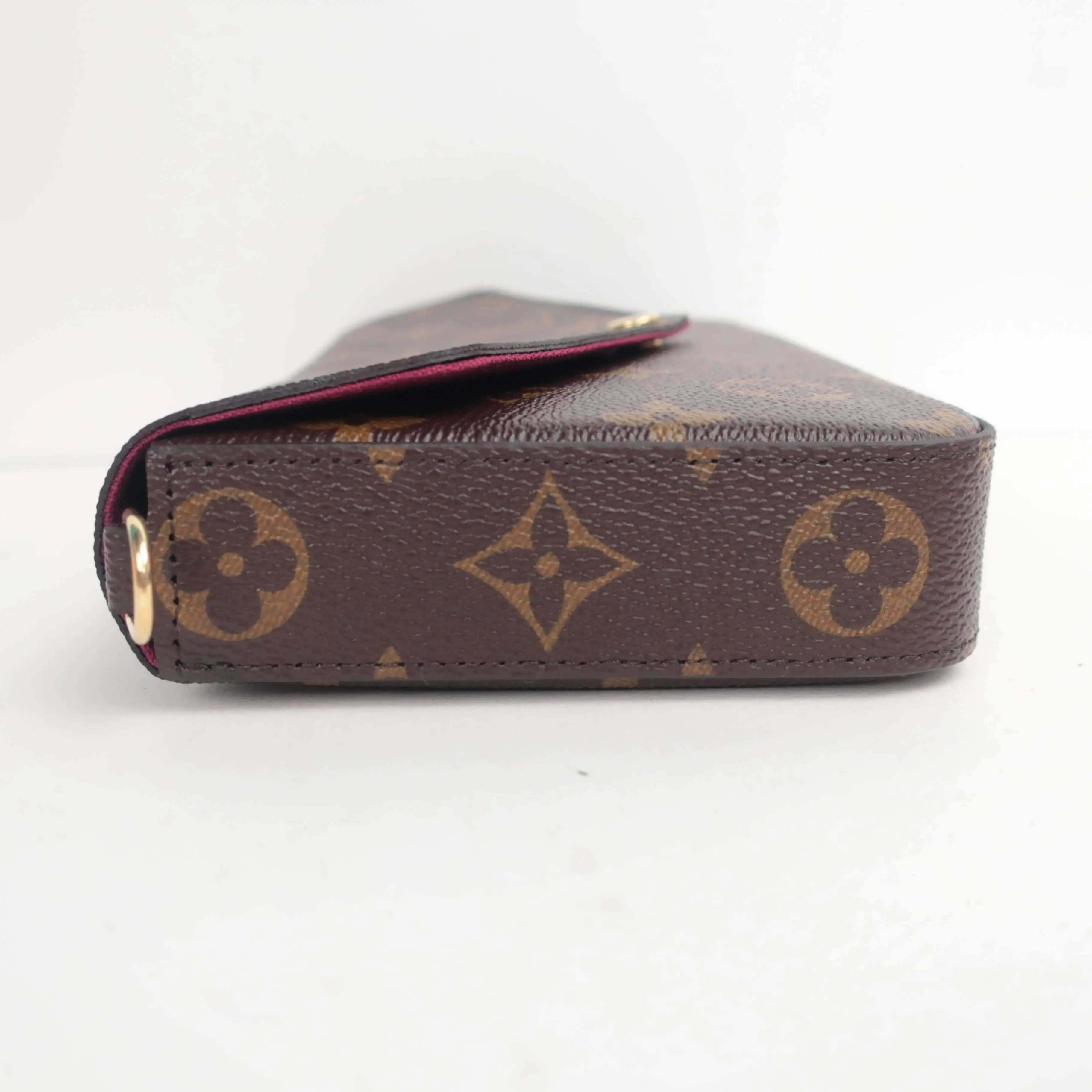 Louis Vuitton Monogram Felicie bag with Fuchsia Inserts - Image 112