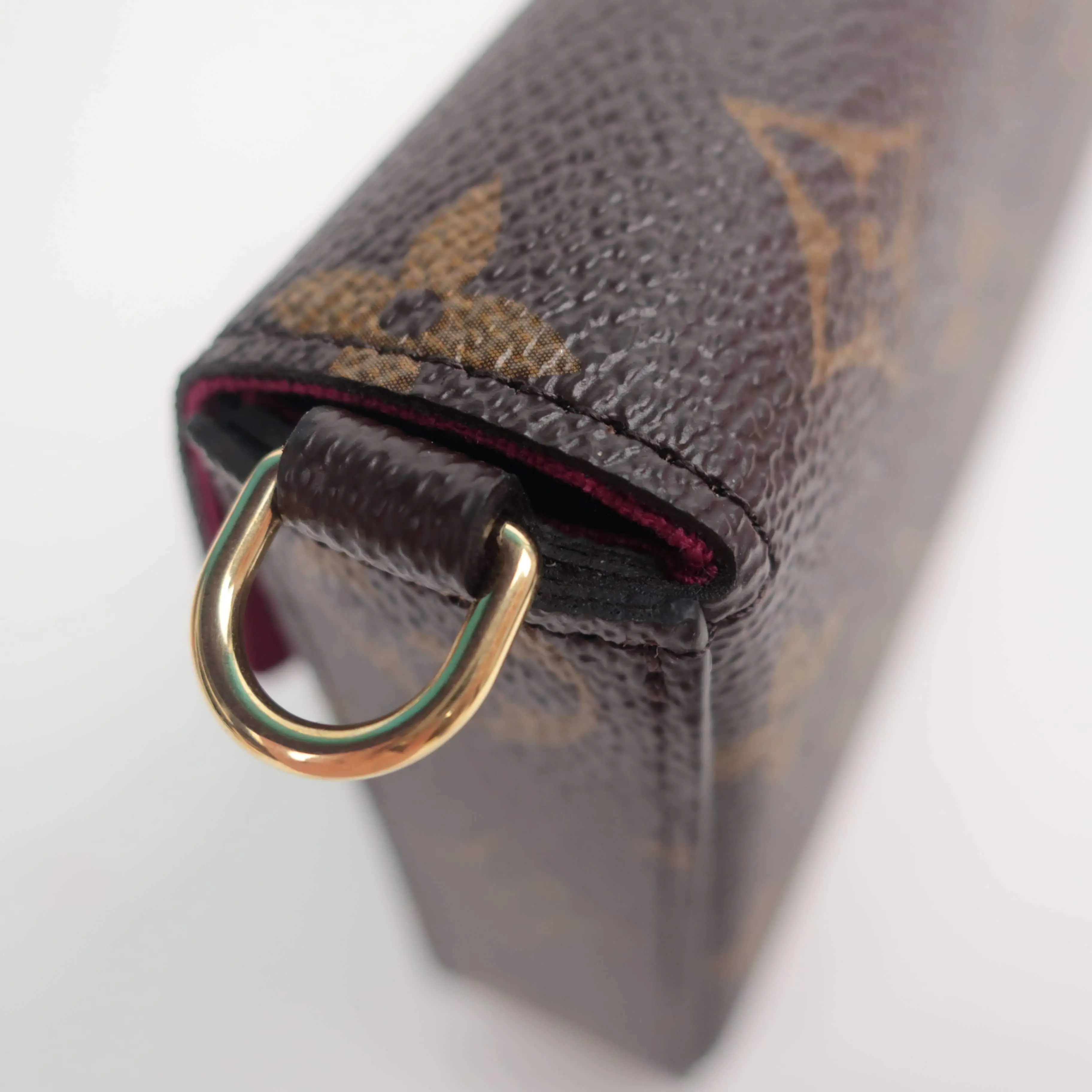 Louis Vuitton Monogram Felicie bag with Fuchsia Inserts - Image 30