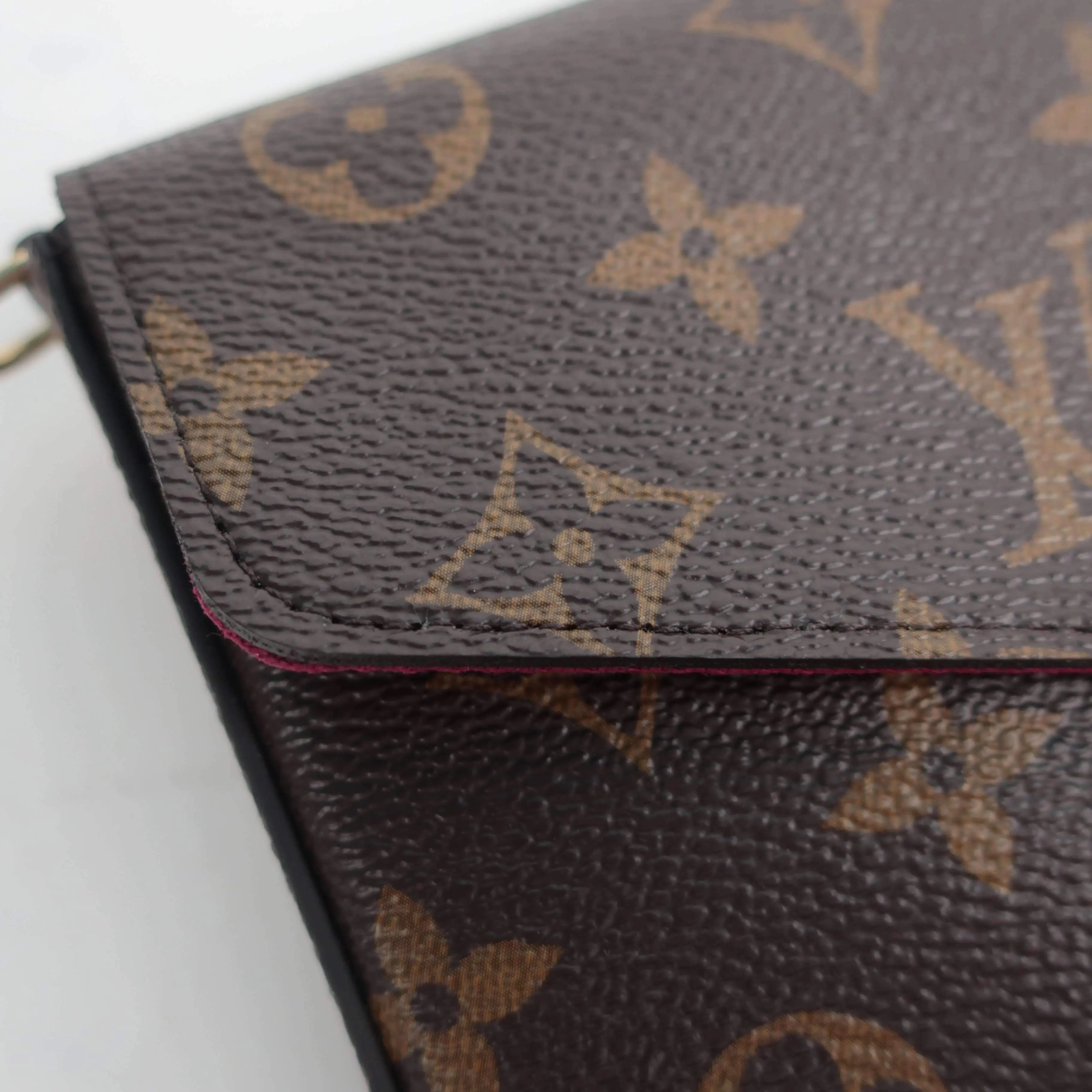Louis Vuitton Monogram Felicie bag with Fuchsia Inserts - Image 33