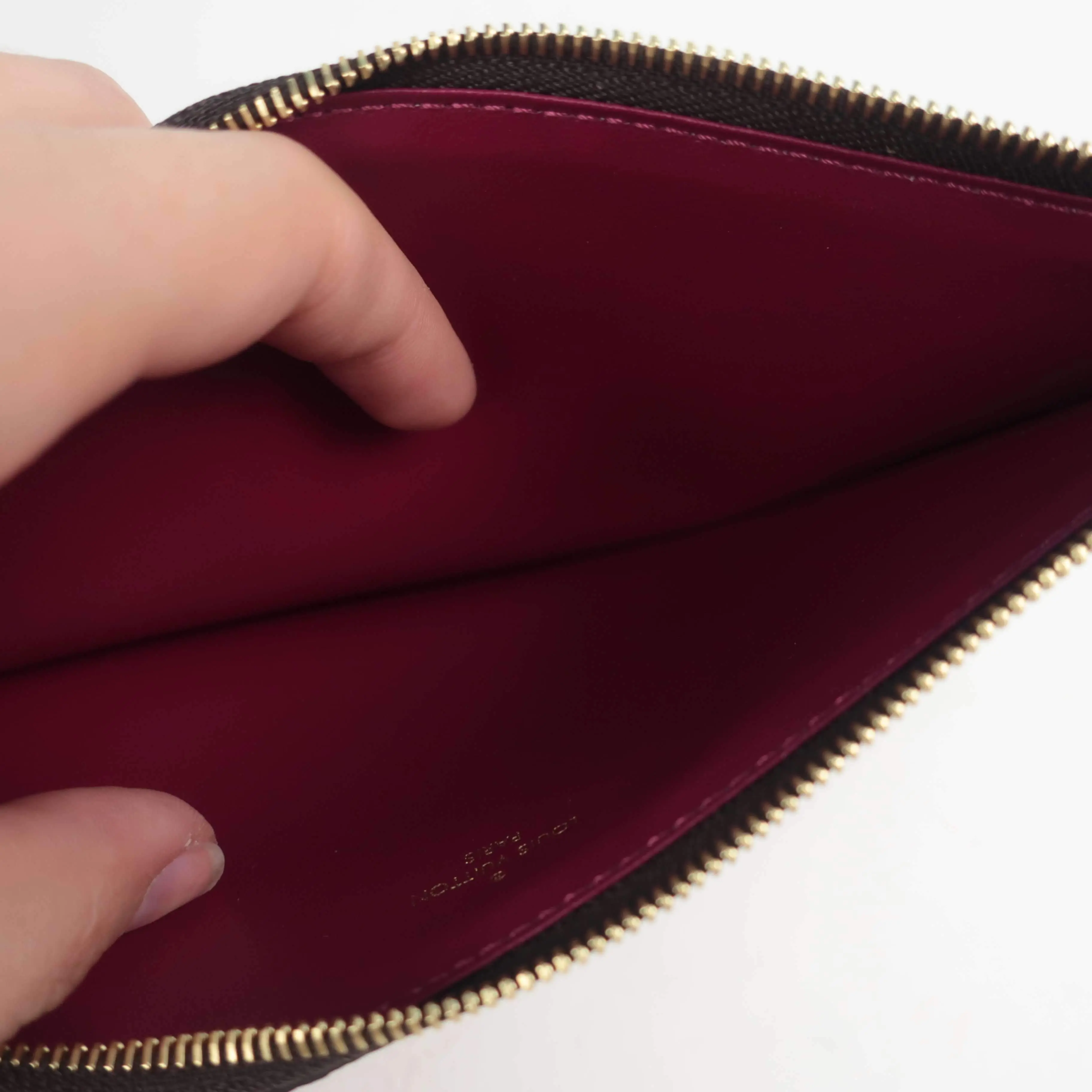 Louis Vuitton Monogram Felicie bag with Fuchsia Inserts - Image 63