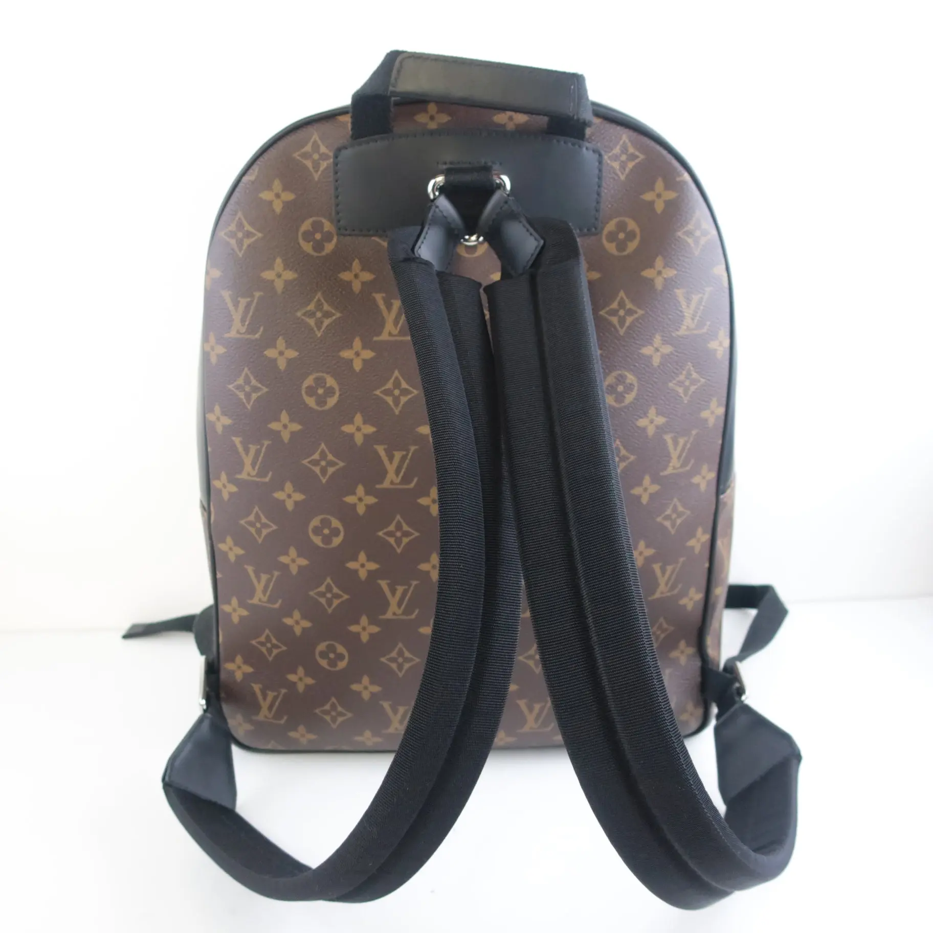 Louis Vuitton Monogram Macassar Josh Backpack - Image 6