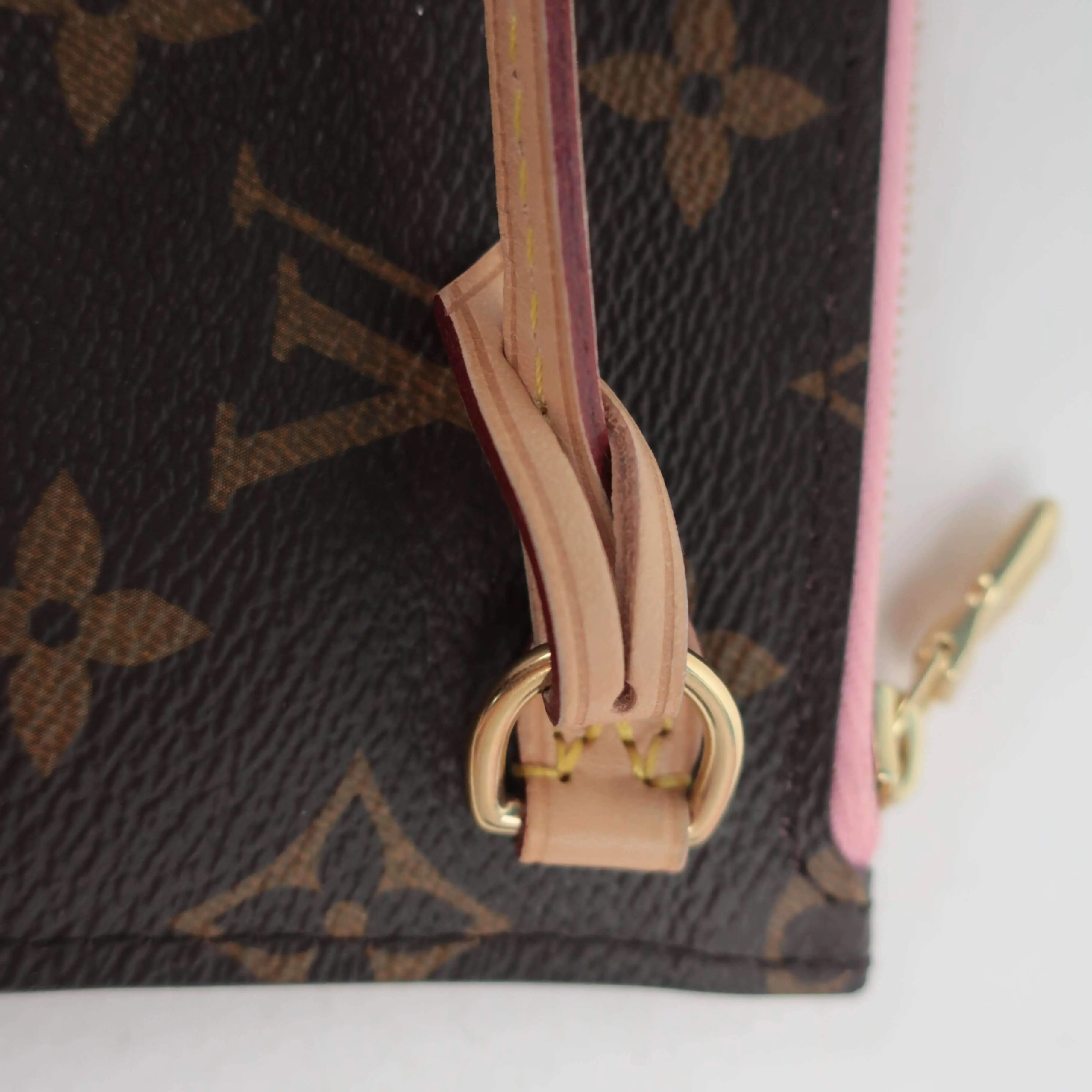 Louis Vuitton Monogram Neverfull Pouch with Pink Lining From Jungle Dot Neverfull MM - Image 7