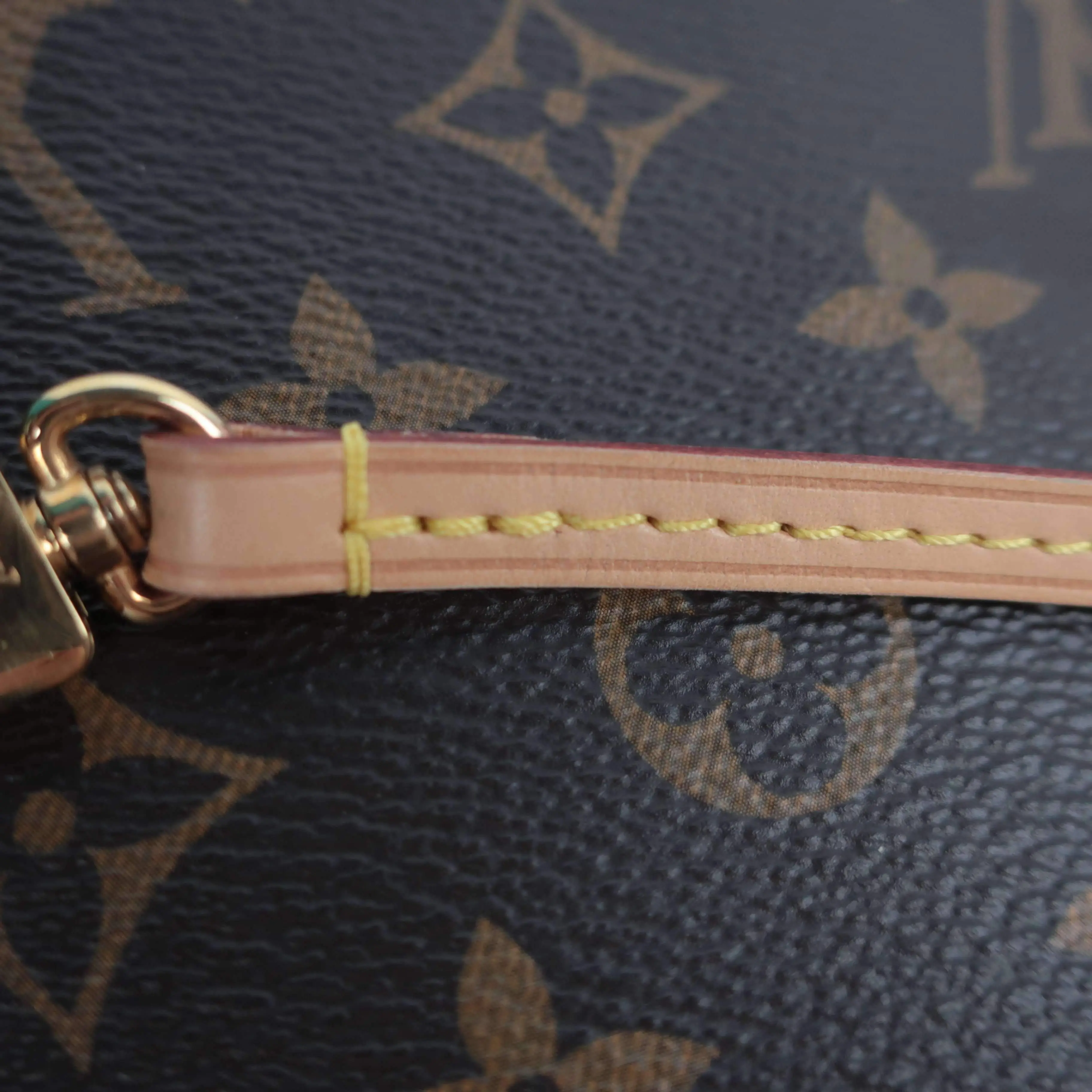 Louis Vuitton Monogram Neverfull Pouch with Pink Lining From Jungle Dot Neverfull MM - Image 9
