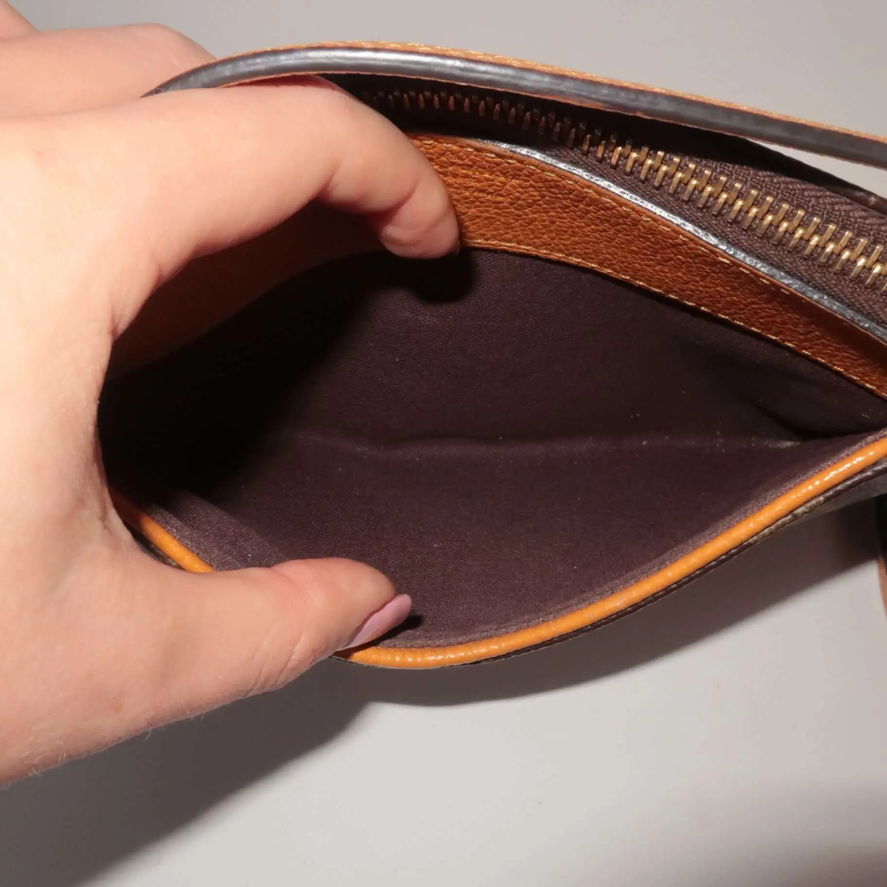 Louis Vuitton Monogram Safran Pallas Clutch (Employee Edition) - Image 11