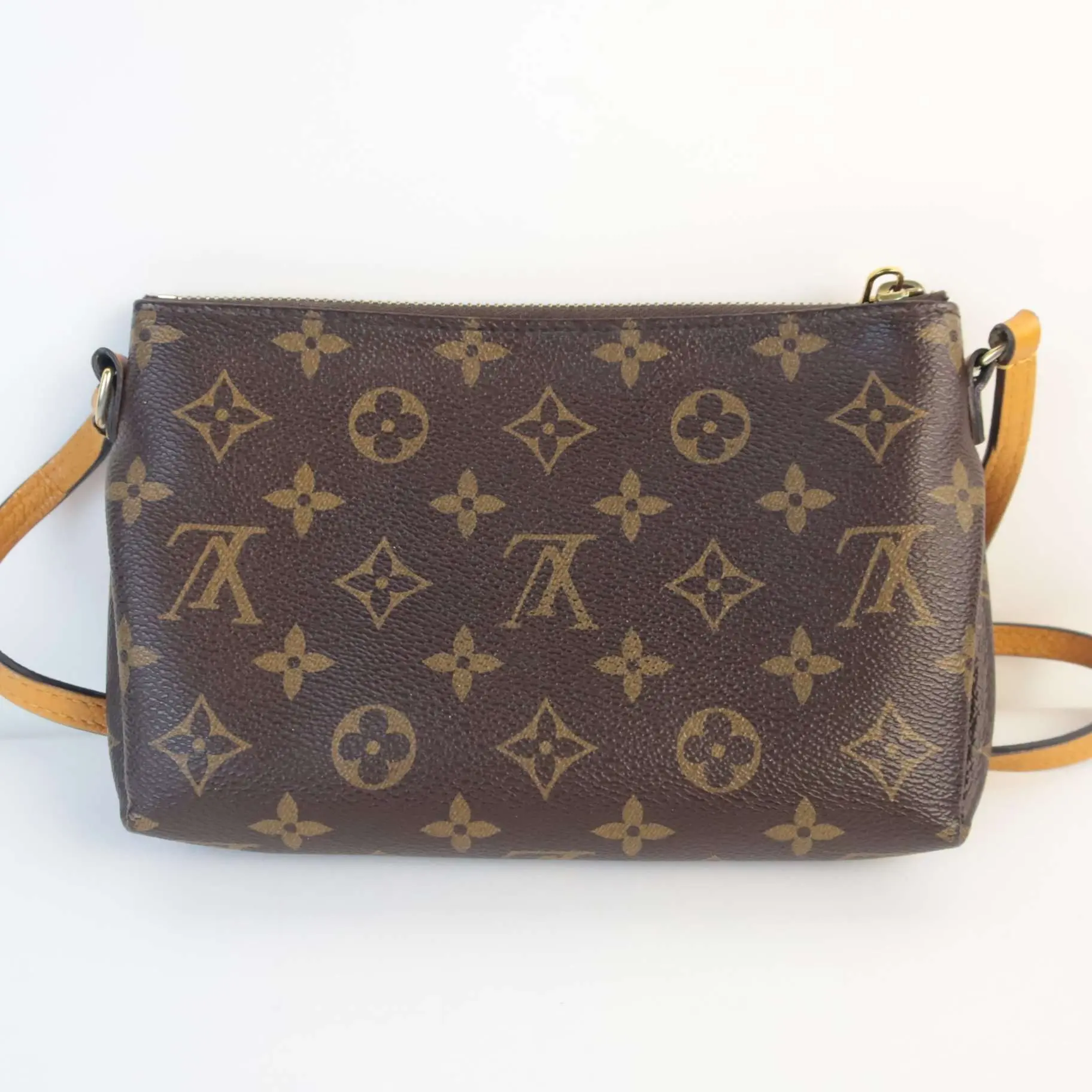 Louis Vuitton Monogram Safran Pallas Clutch (Employee Edition) - Image 3