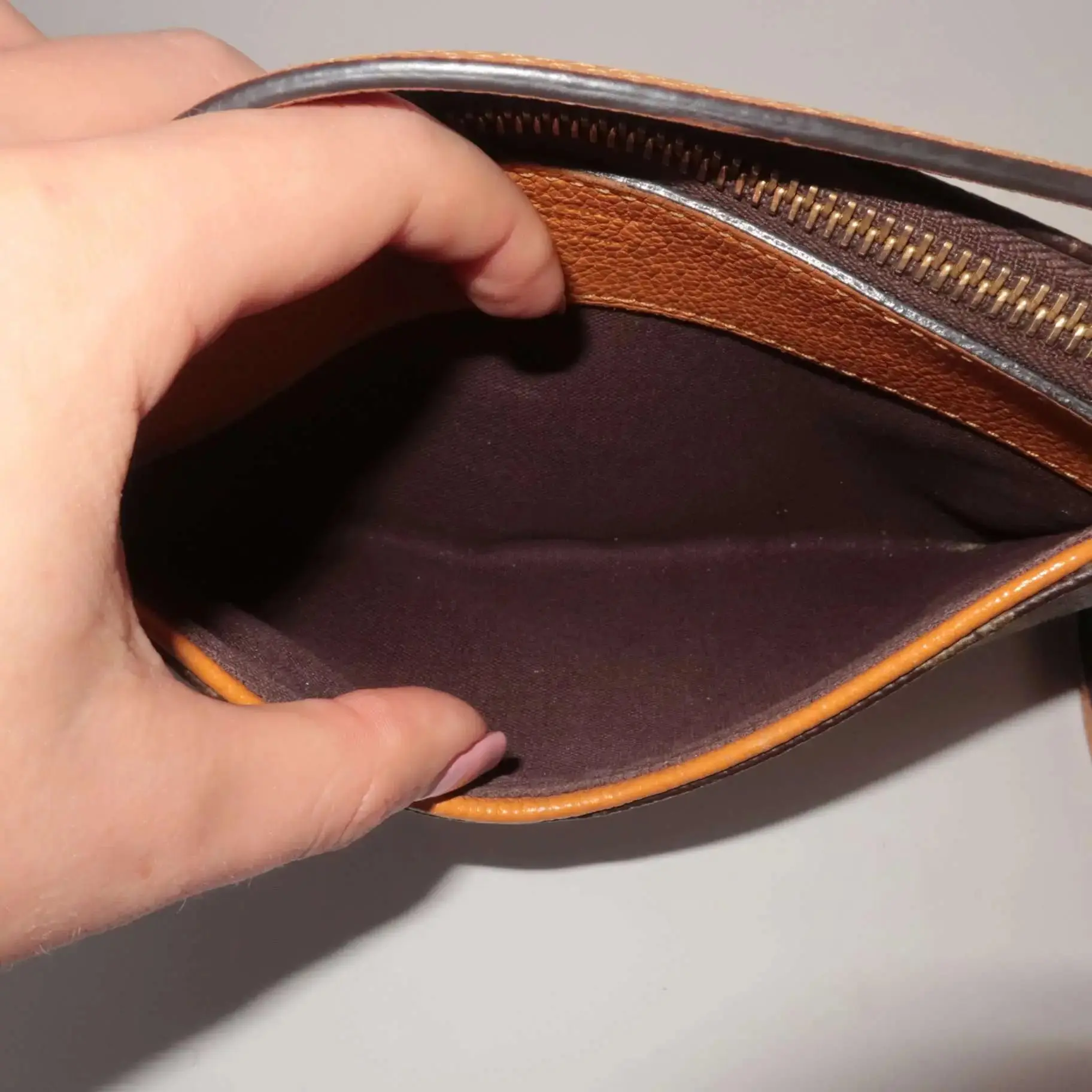 Louis Vuitton Monogram Safran Pallas Clutch (Employee Edition) - Image 4