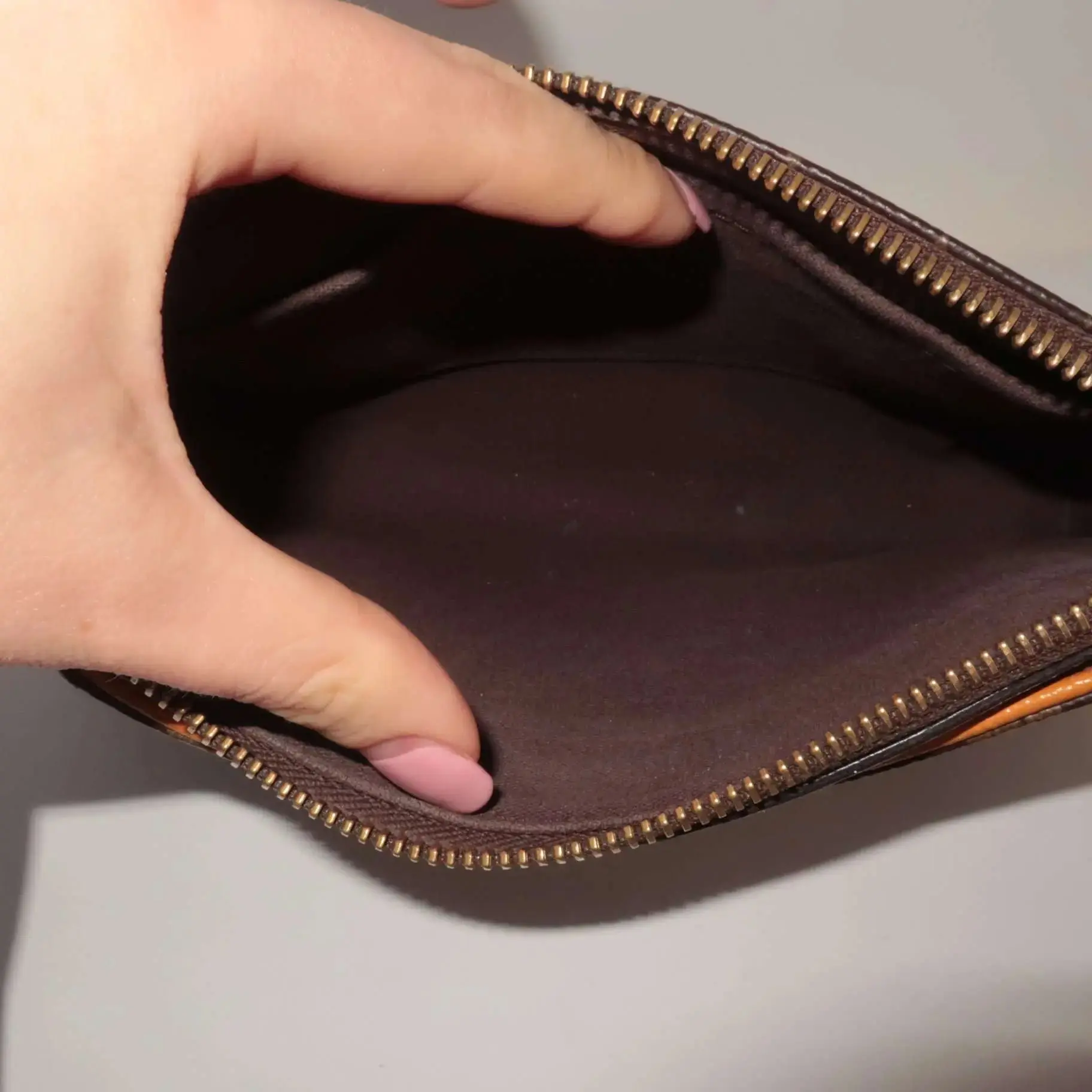 Louis Vuitton Monogram Safran Pallas Clutch (Employee Edition) - Image 6