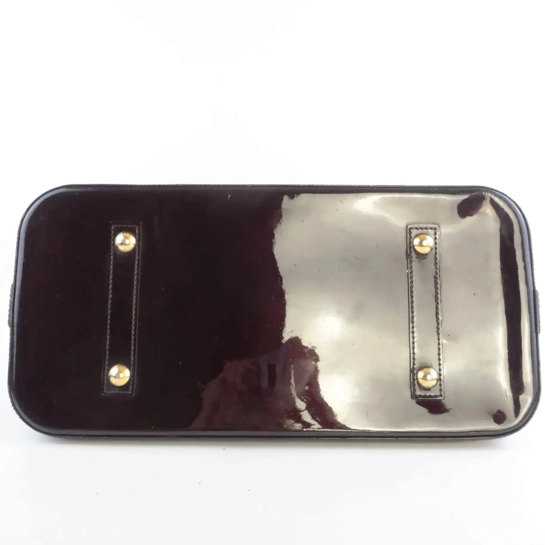 Louis Vuitton Monogram Vernis Alma MM Amarante Bag - Image 8