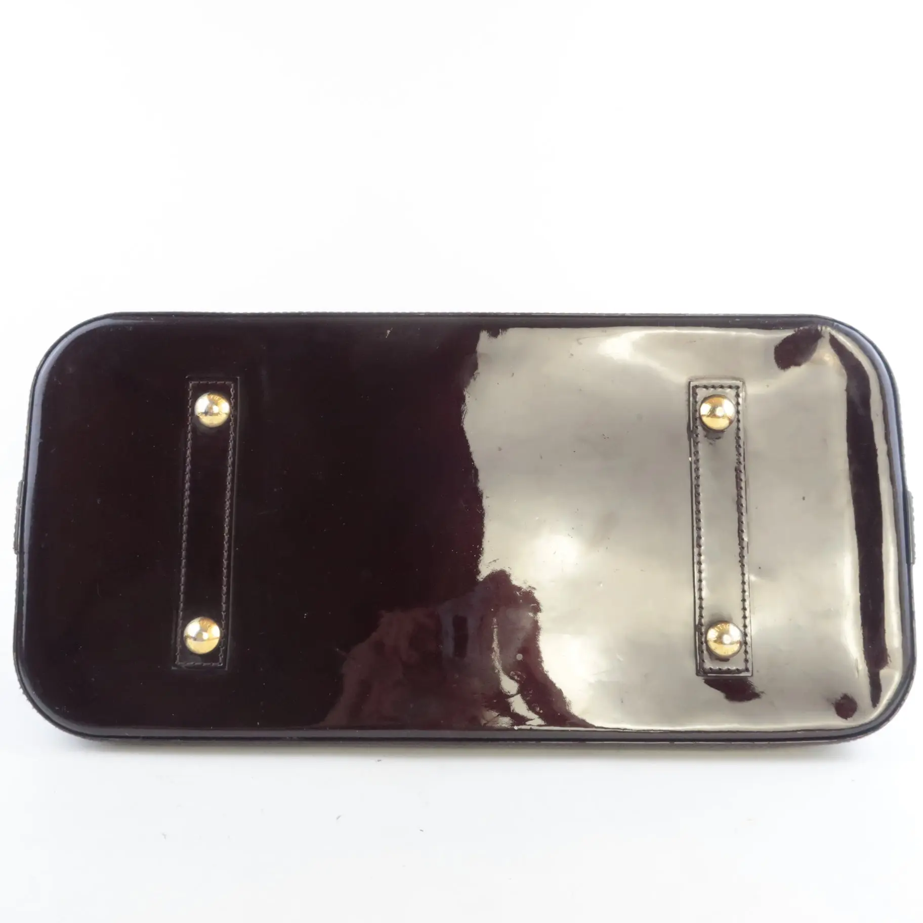 Louis Vuitton Monogram Vernis Alma MM Amarante Bag - Image 9