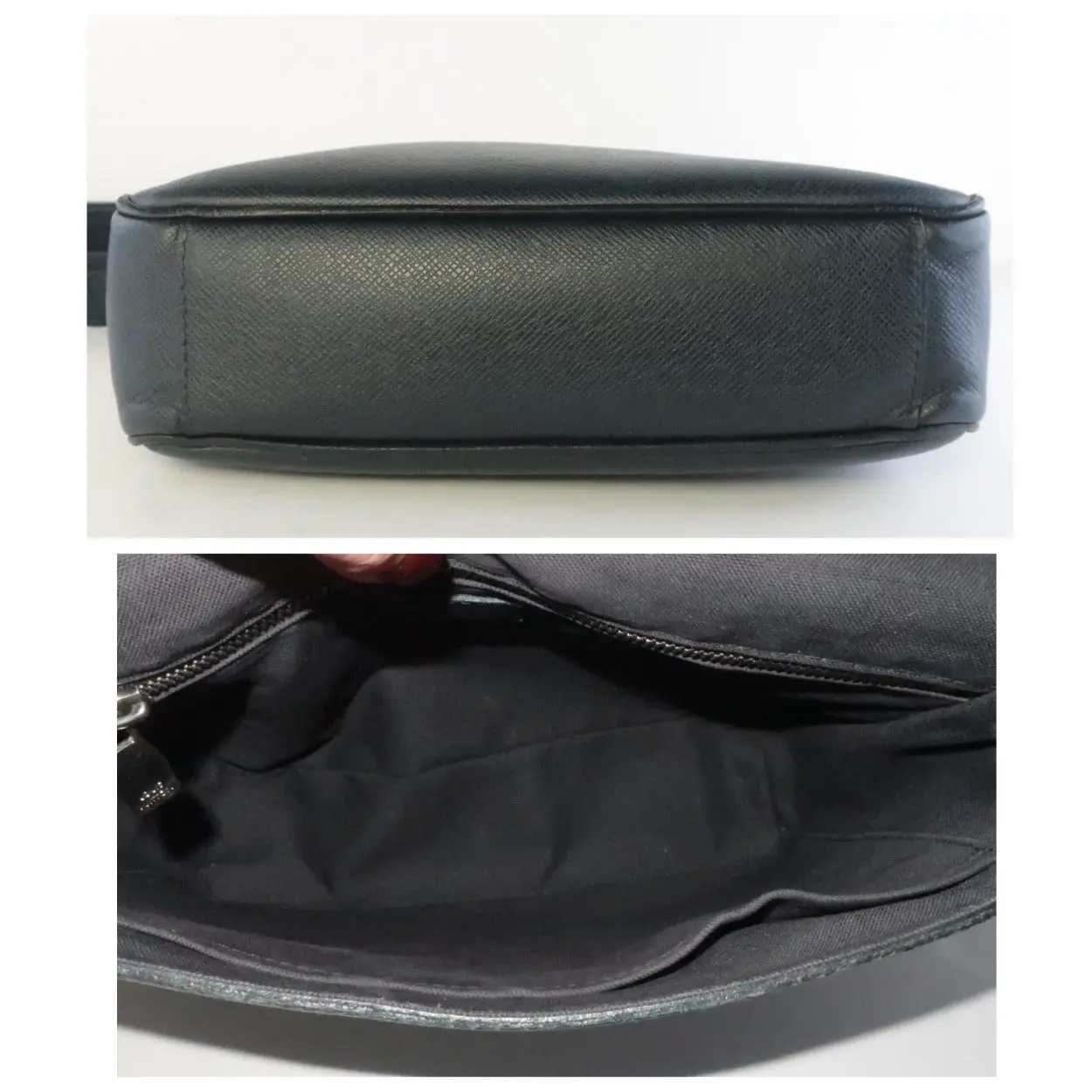 Louis Vuitton Navy Blue Taiga Roman PM Messenger Crossbody Bag (566) - Image 7