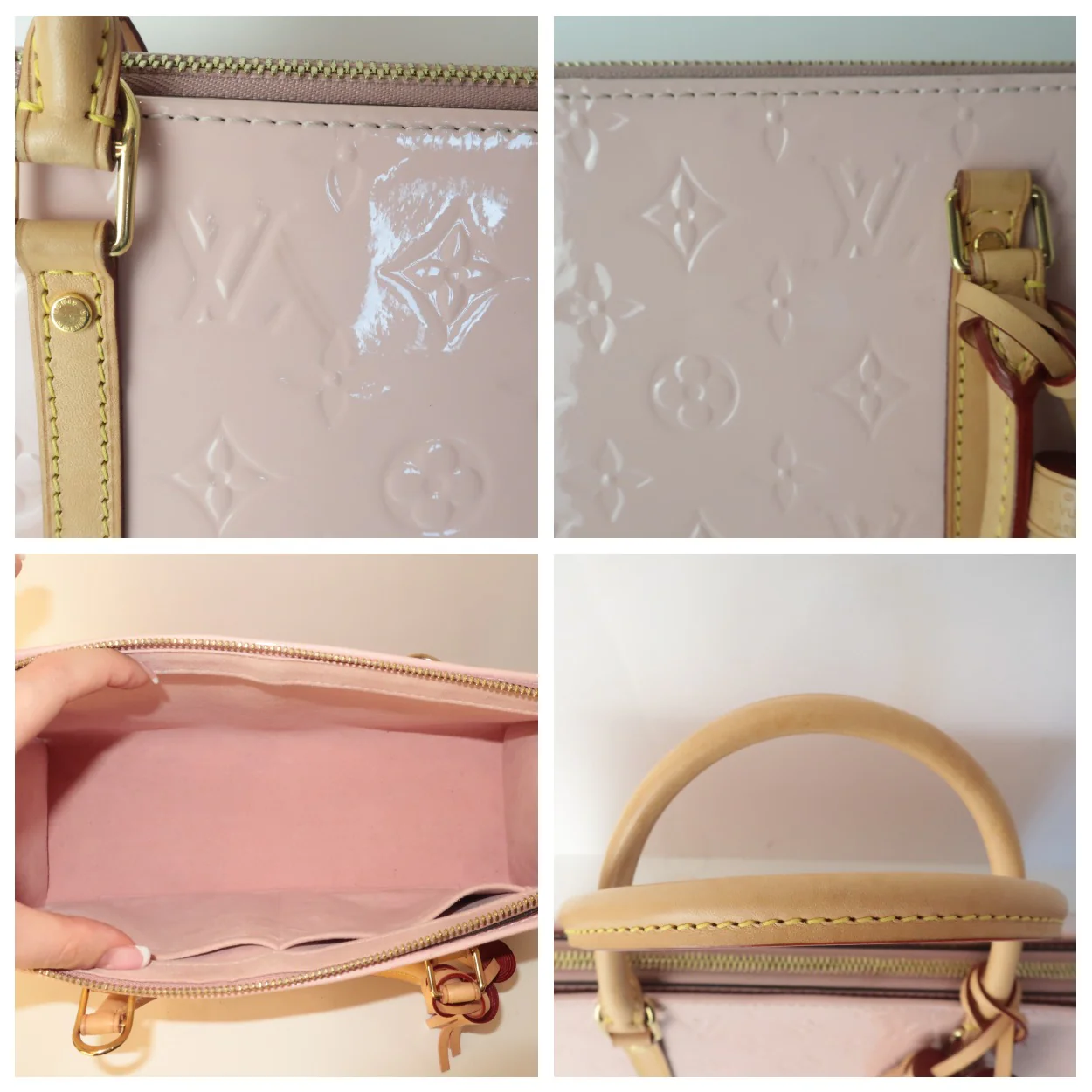 Louis Vuitton Neo Triangle Rose Ballerine Bag - Image 10