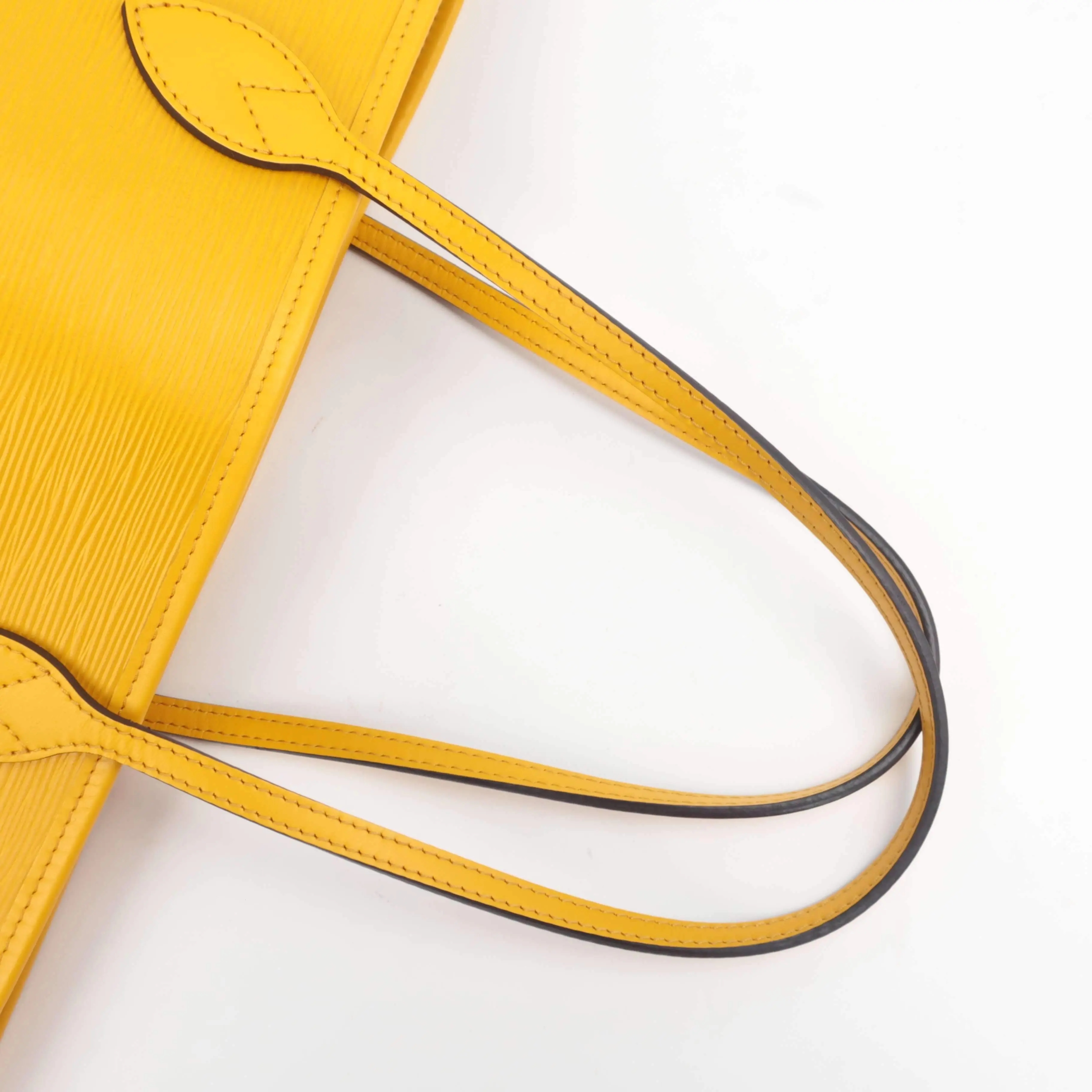 Louis Vuitton Neverfull MM Epi Yellow with pouch - Image 18