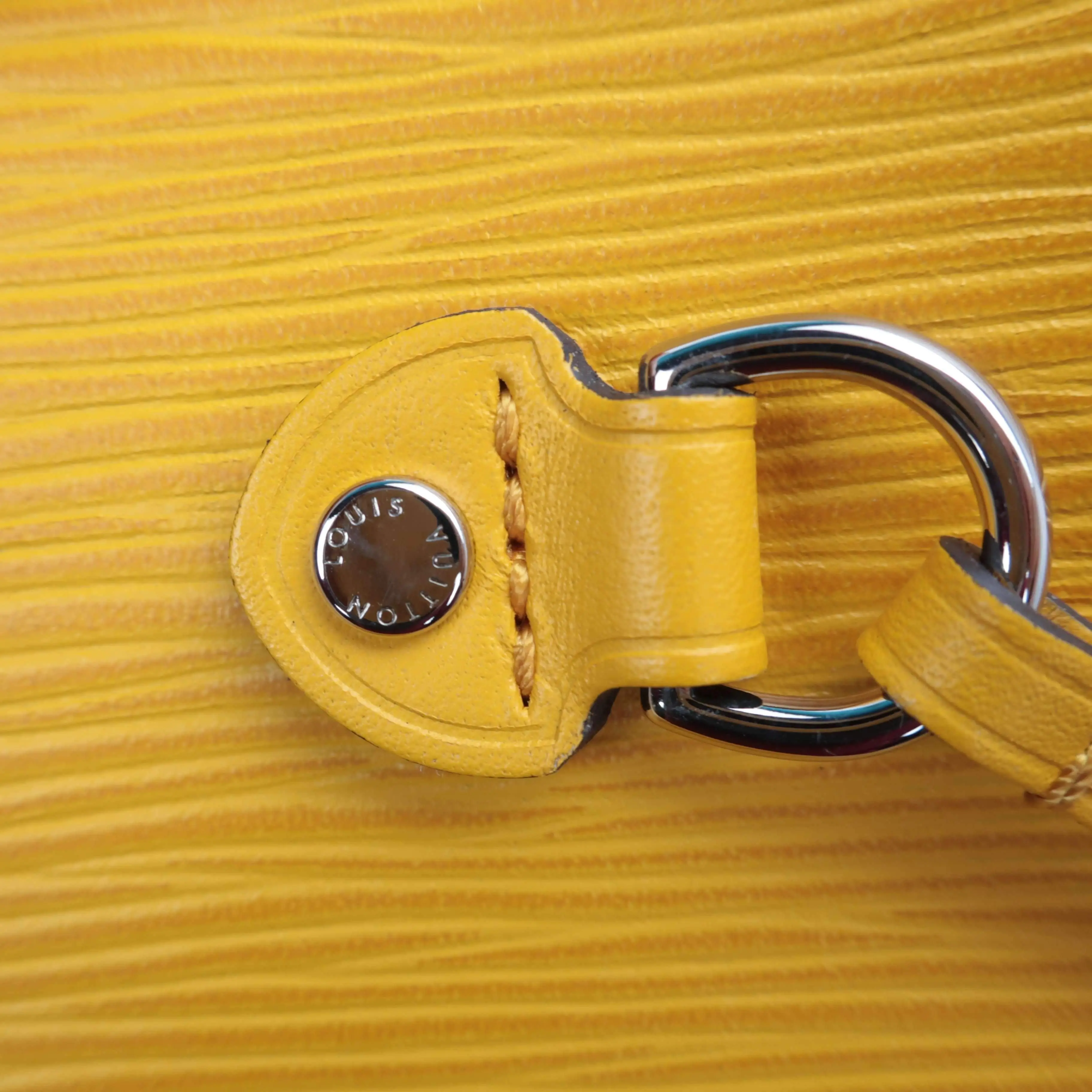 Louis Vuitton Neverfull MM Epi Yellow with pouch - Image 26