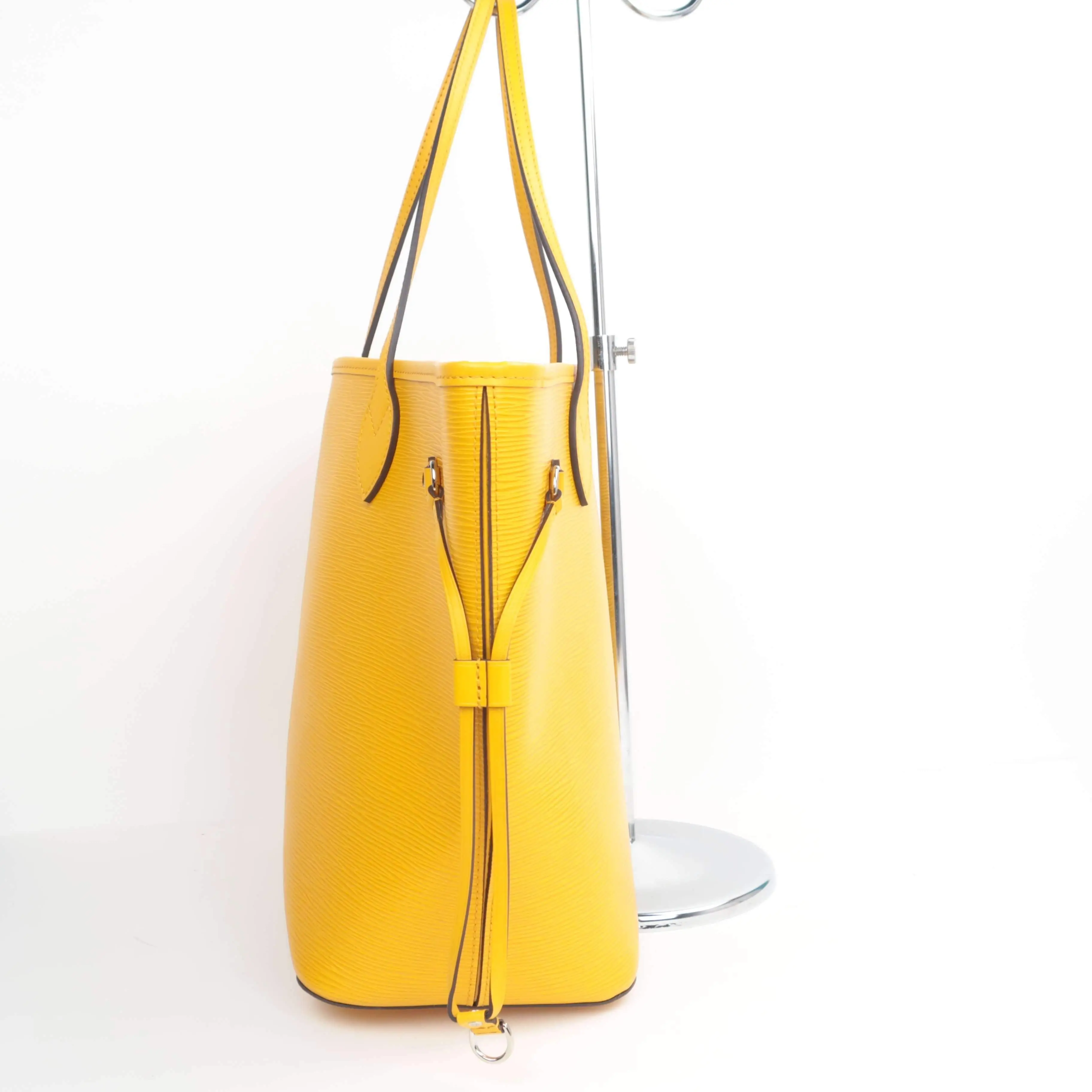 Louis Vuitton Neverfull MM Epi Yellow with pouch - Image 7
