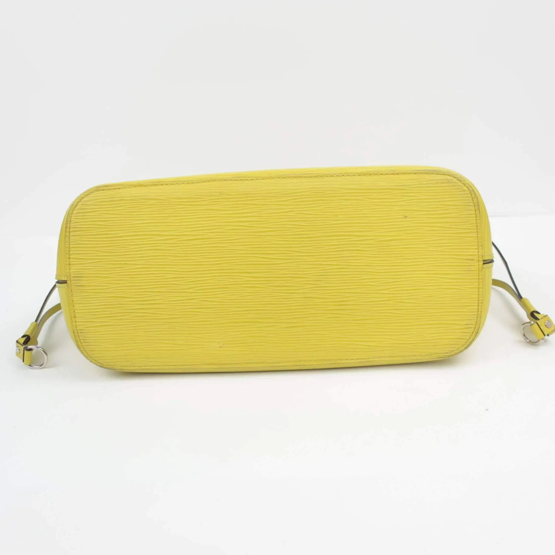 Louis Vuitton Neverfull PM Yellow Epi with Pouch - Image 7