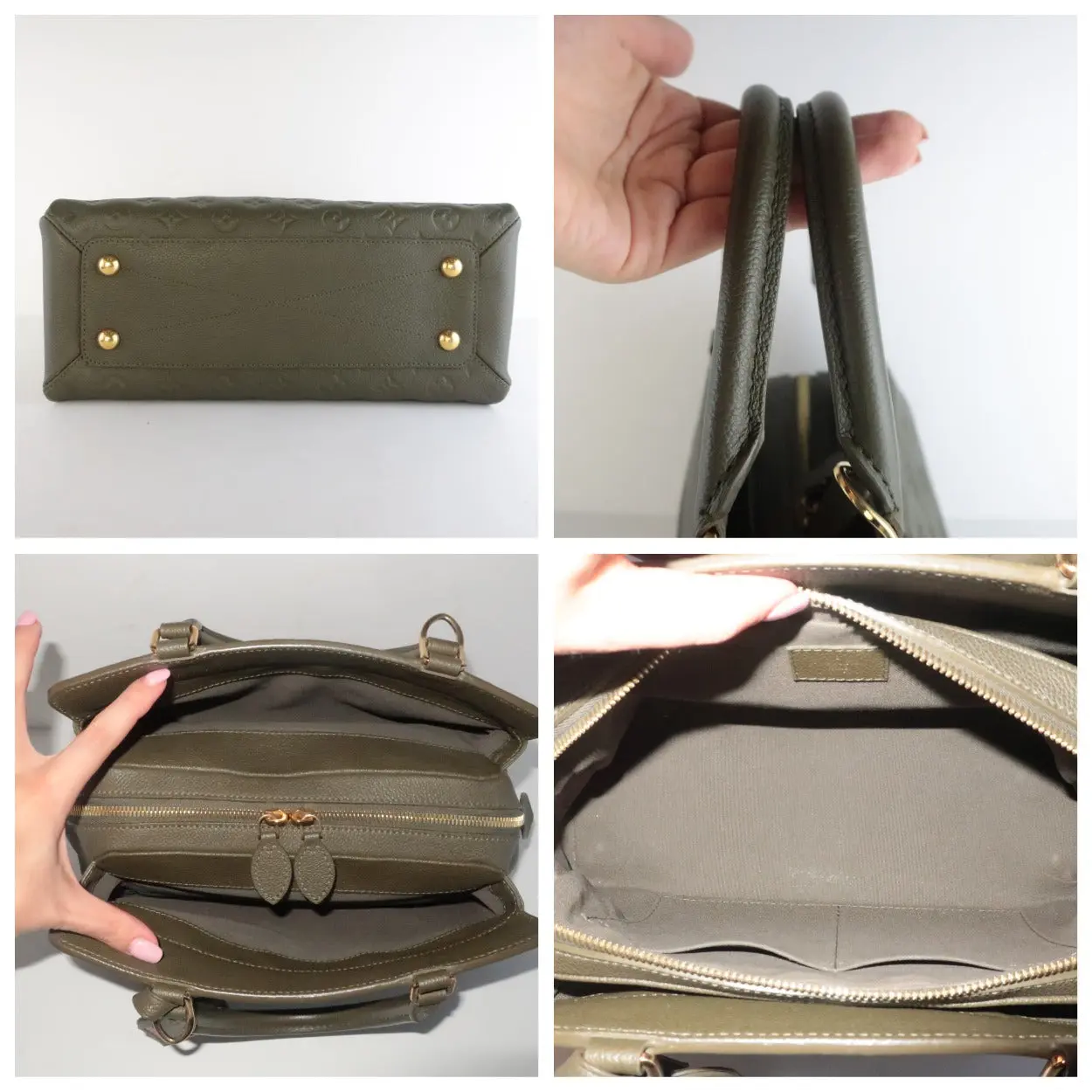 Louis Vuitton Green Empreinte Vosges MM bag - Image 13