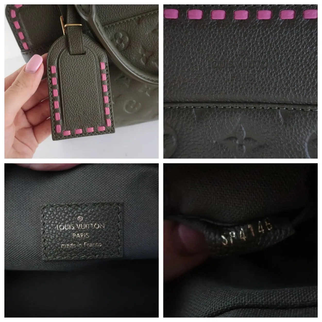 Louis Vuitton Green Empreinte Vosges MM bag - Image 18