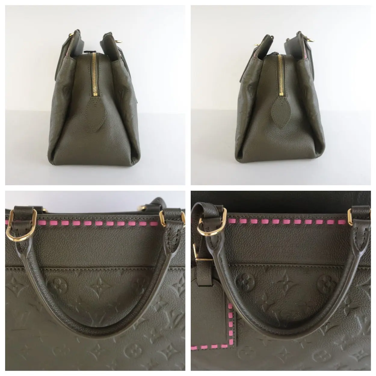 Louis Vuitton Green Empreinte Vosges MM bag - Image 8