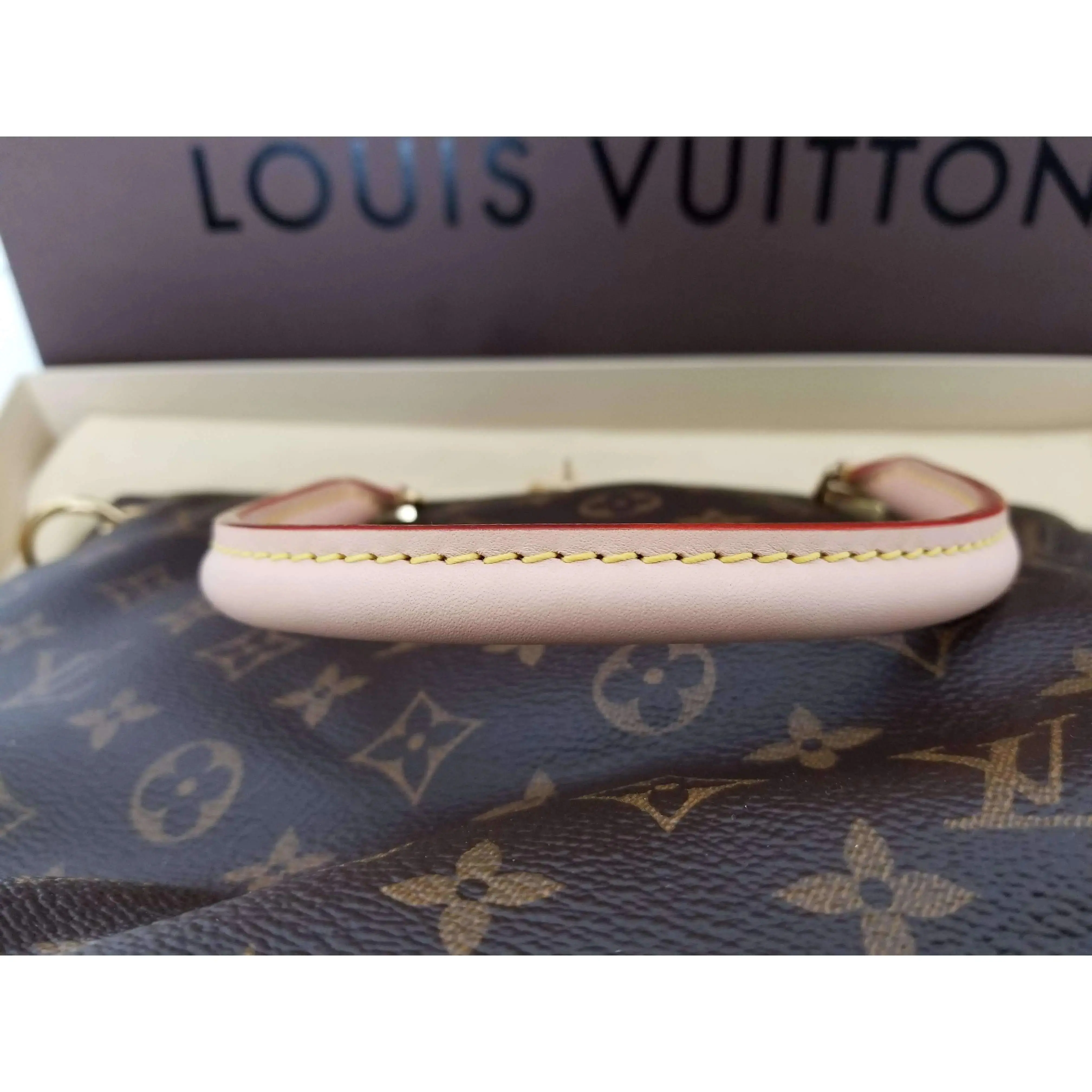Louis Vuitton Pallas Amethyste Monogram Bag NEW - Image 11