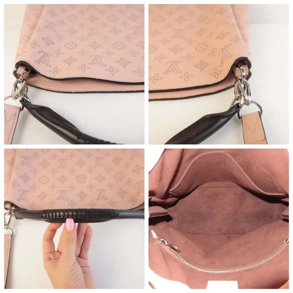 Louis Vuitton Pink Babylone PM Mahina bag - Image 9