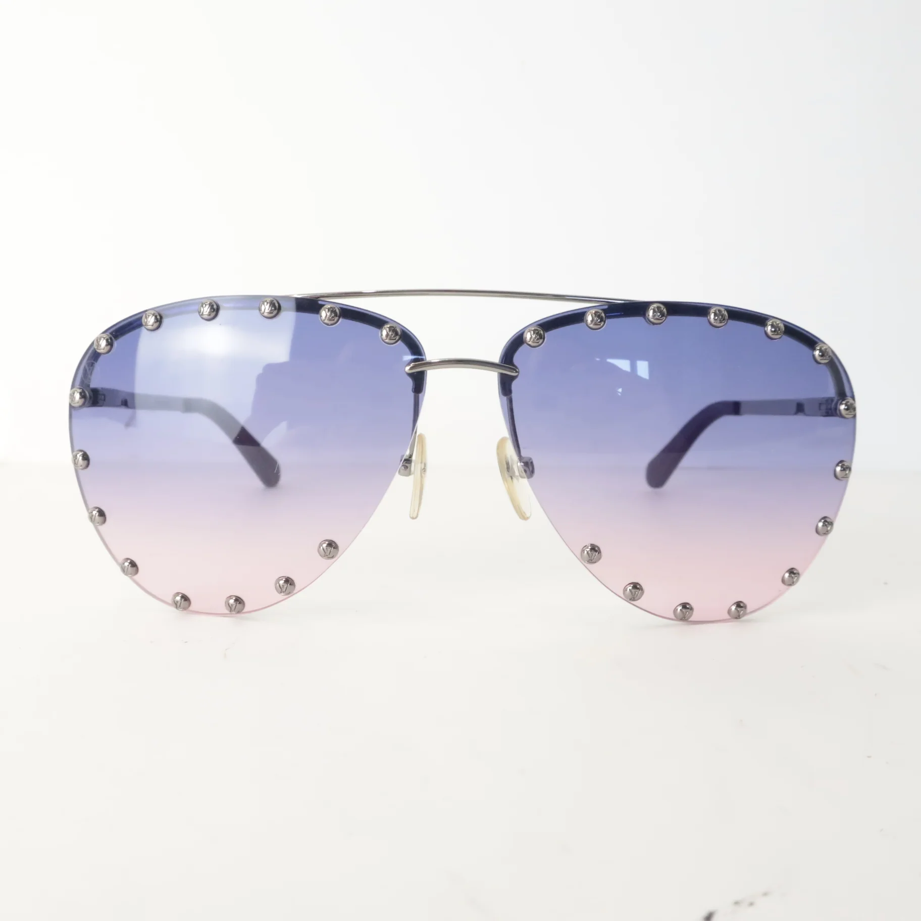 Louis Vuitton Pink Violet Party Sunglasses (802) - Image 5