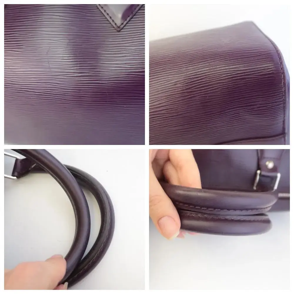 Louis Vuitton Cassis Epi Speedy 35 Bag - Image 12