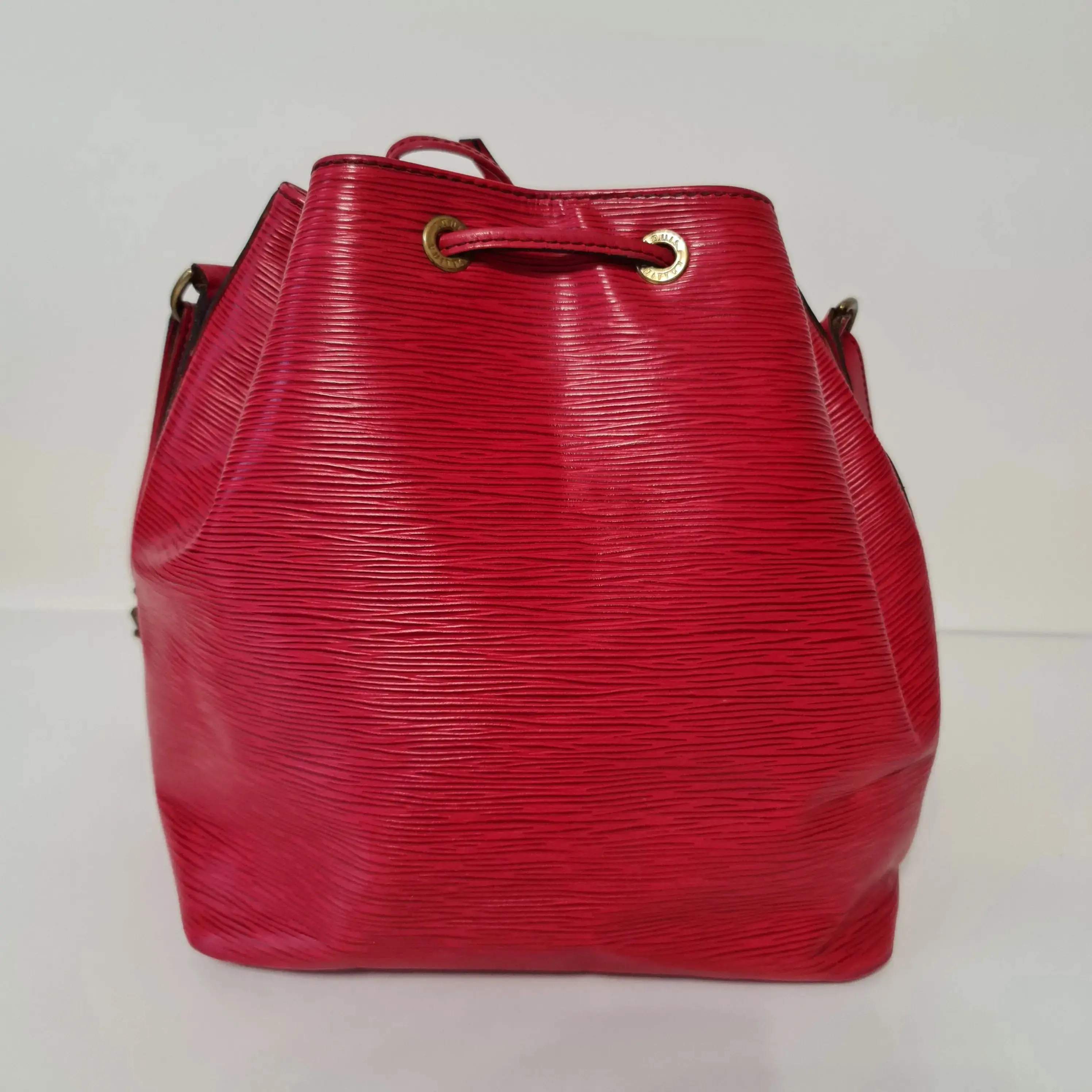 Louis Vuitton Red Epi Leather Petit Noe Bag - Image 5