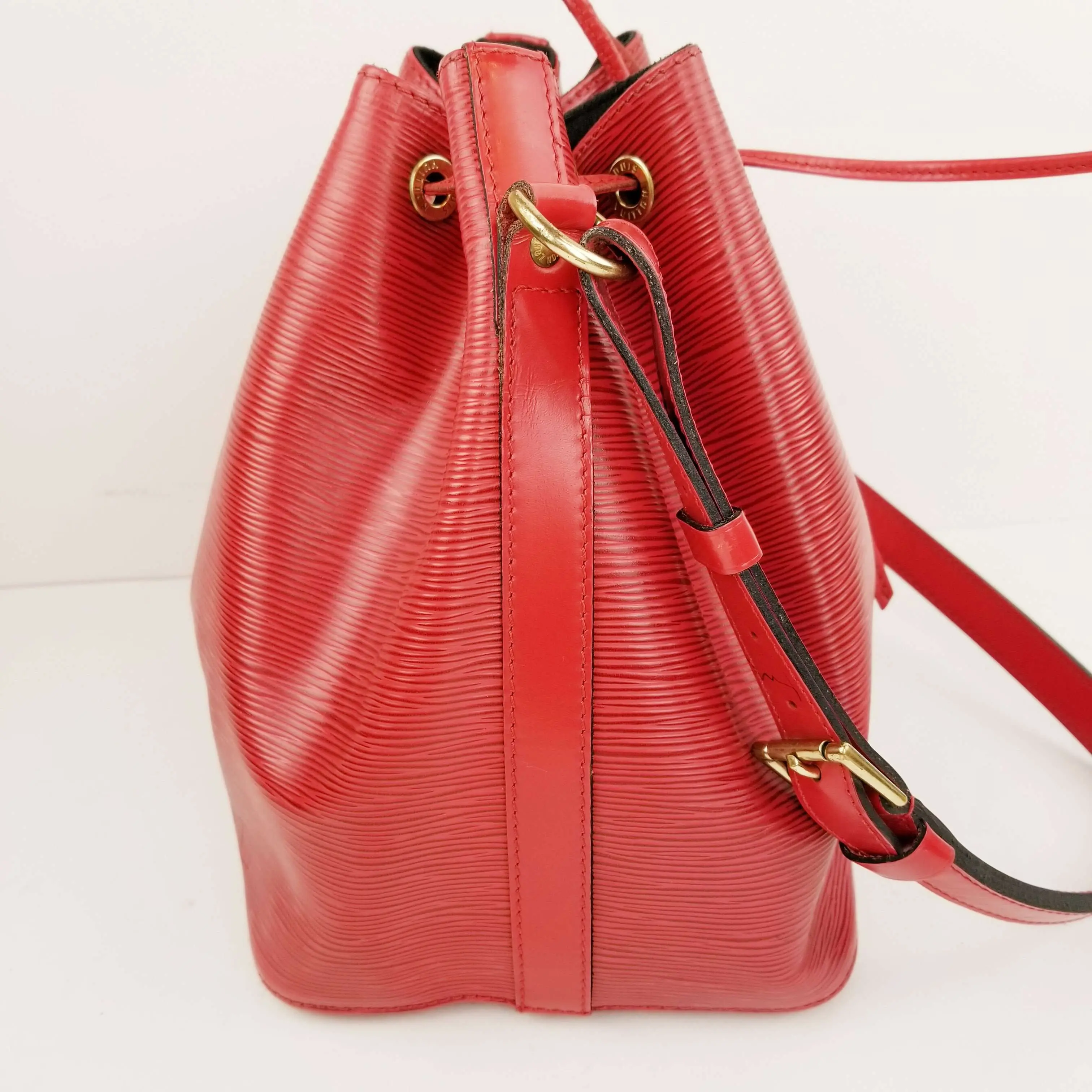 Louis Vuitton Red Epi Leather Petit Noe Bag - Image 44