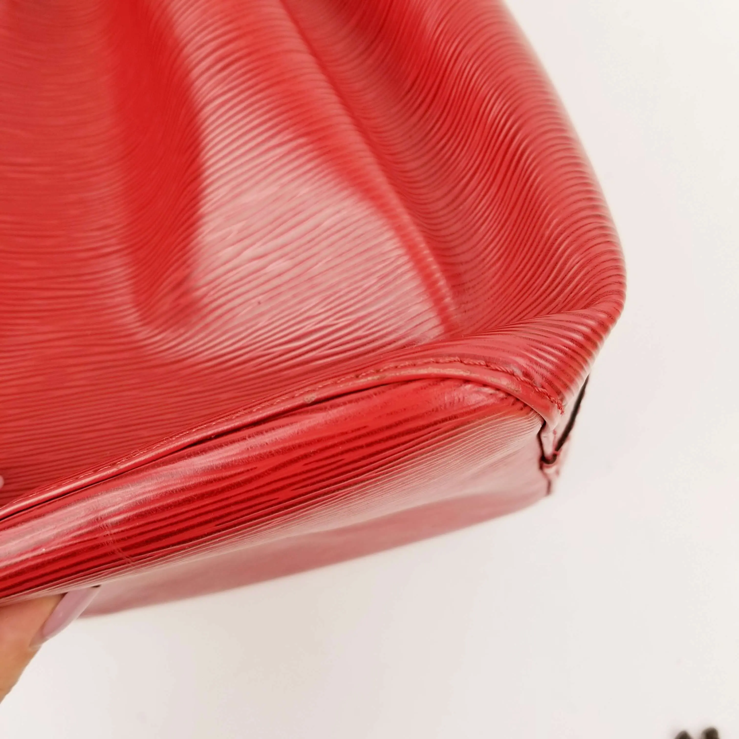 Louis Vuitton Red Epi Leather Petit Noe Bag - Image 47