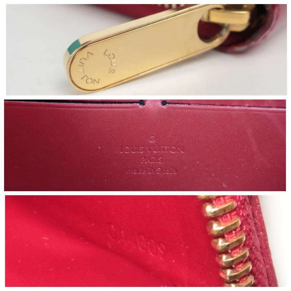 Louis Vuitton Red Vernis Zippy Wallet - Image 5