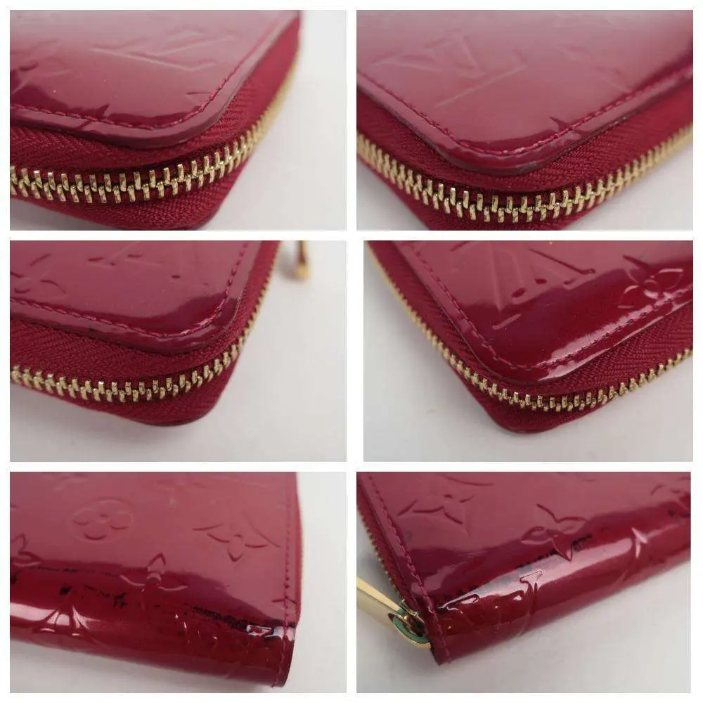 Louis Vuitton Red Vernis Zippy Wallet - Image 6