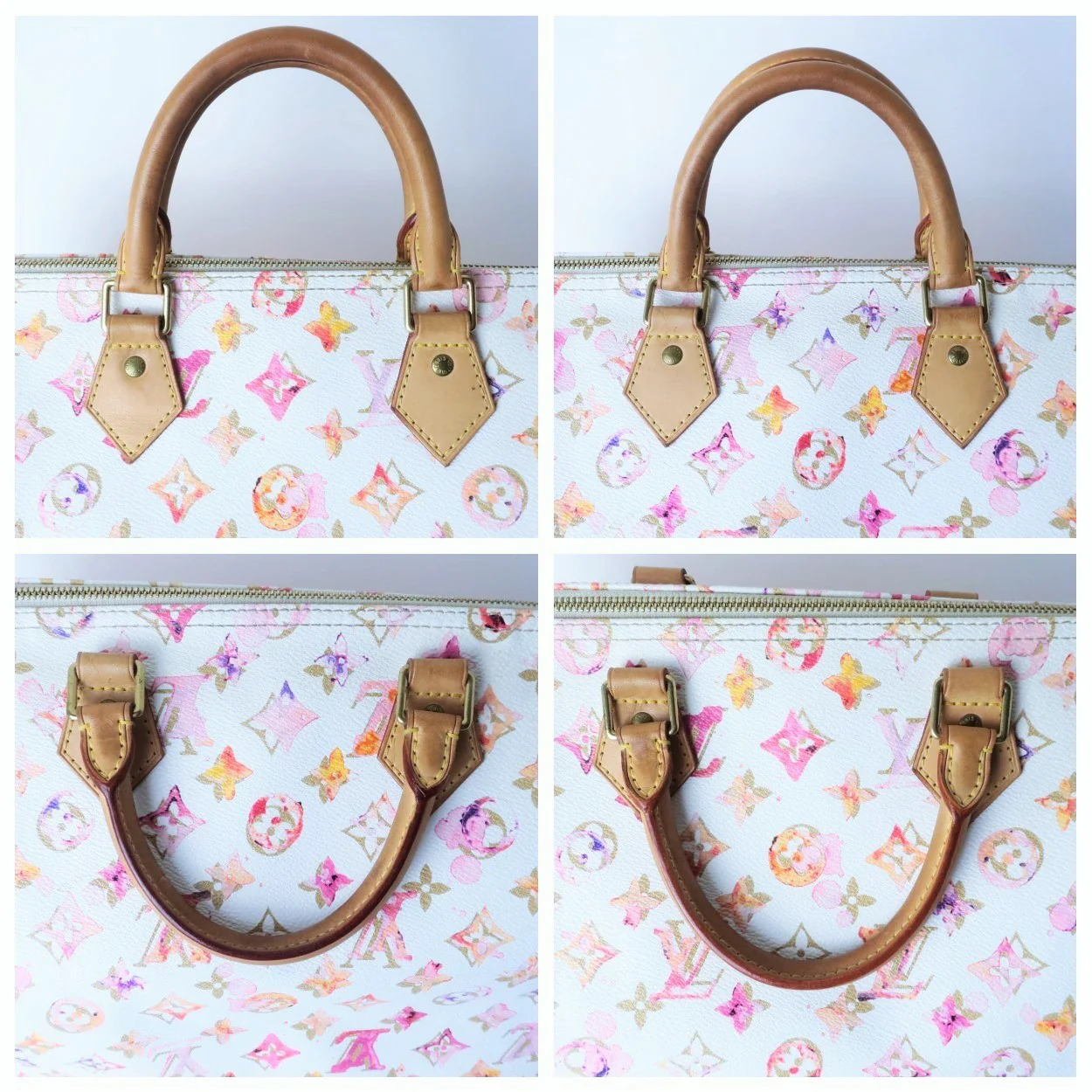 Louis Vuitton Richard Prince Watercolor Aquarelle Speedy 35 Bag - Image 4