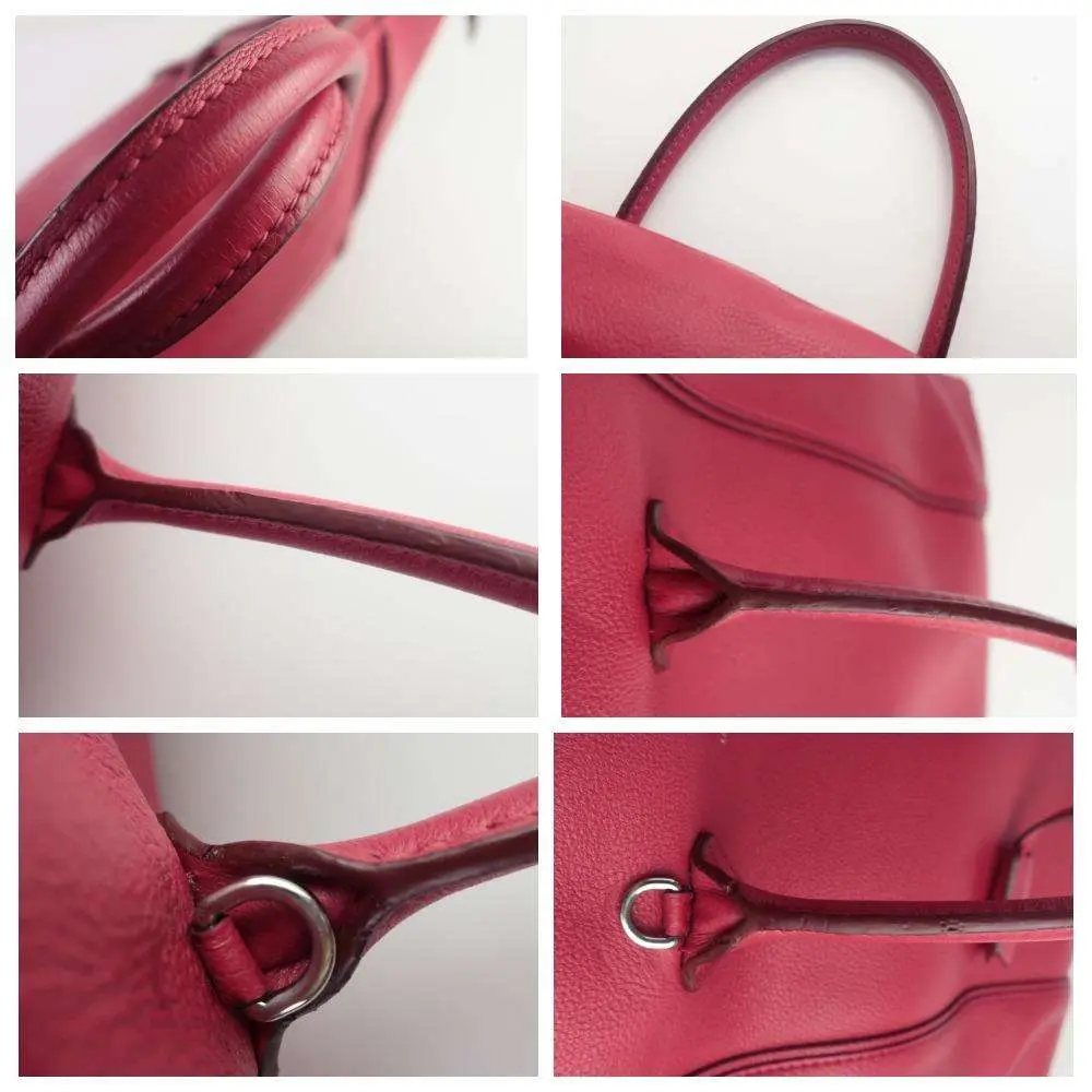 Louis Vuitton Rubis Taurillon Leather Soft Lockit MM Bag - Image 15
