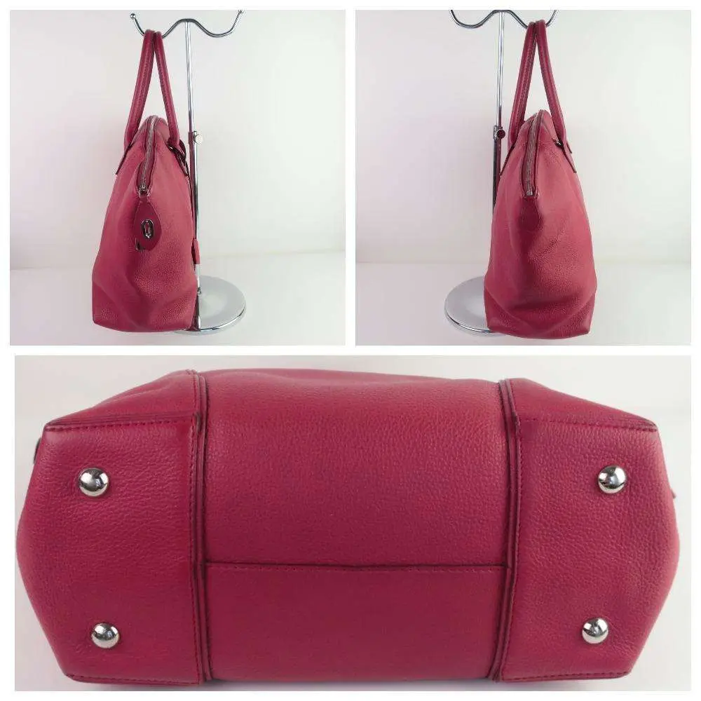 Louis Vuitton Rubis Taurillon Leather Soft Lockit MM Bag - Image 21