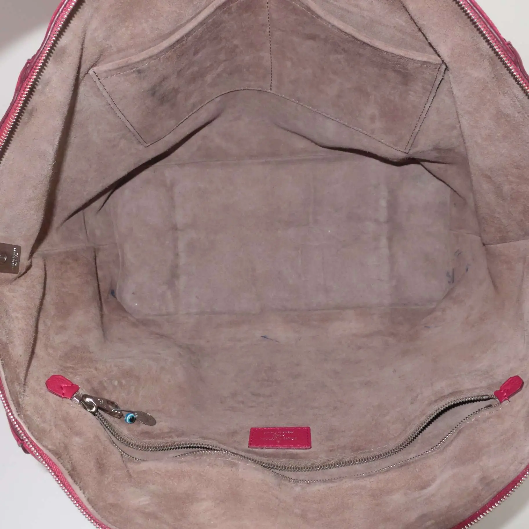 Louis Vuitton Rubis Taurillon Leather Soft Lockit MM Bag - Image 8