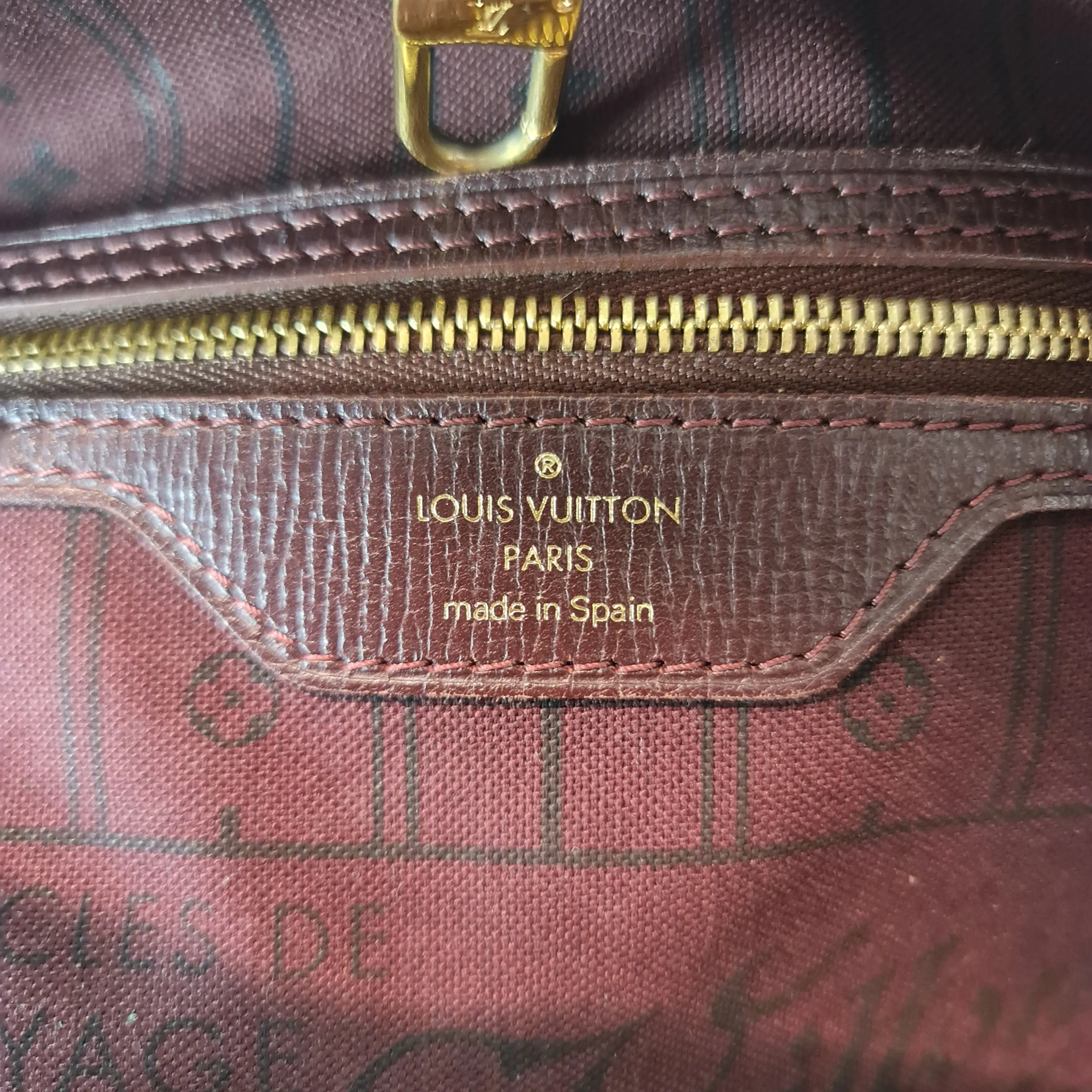 Louis Vuitton Sepia Monogram Idylle Neverfull MM Bag (786) - Image 15