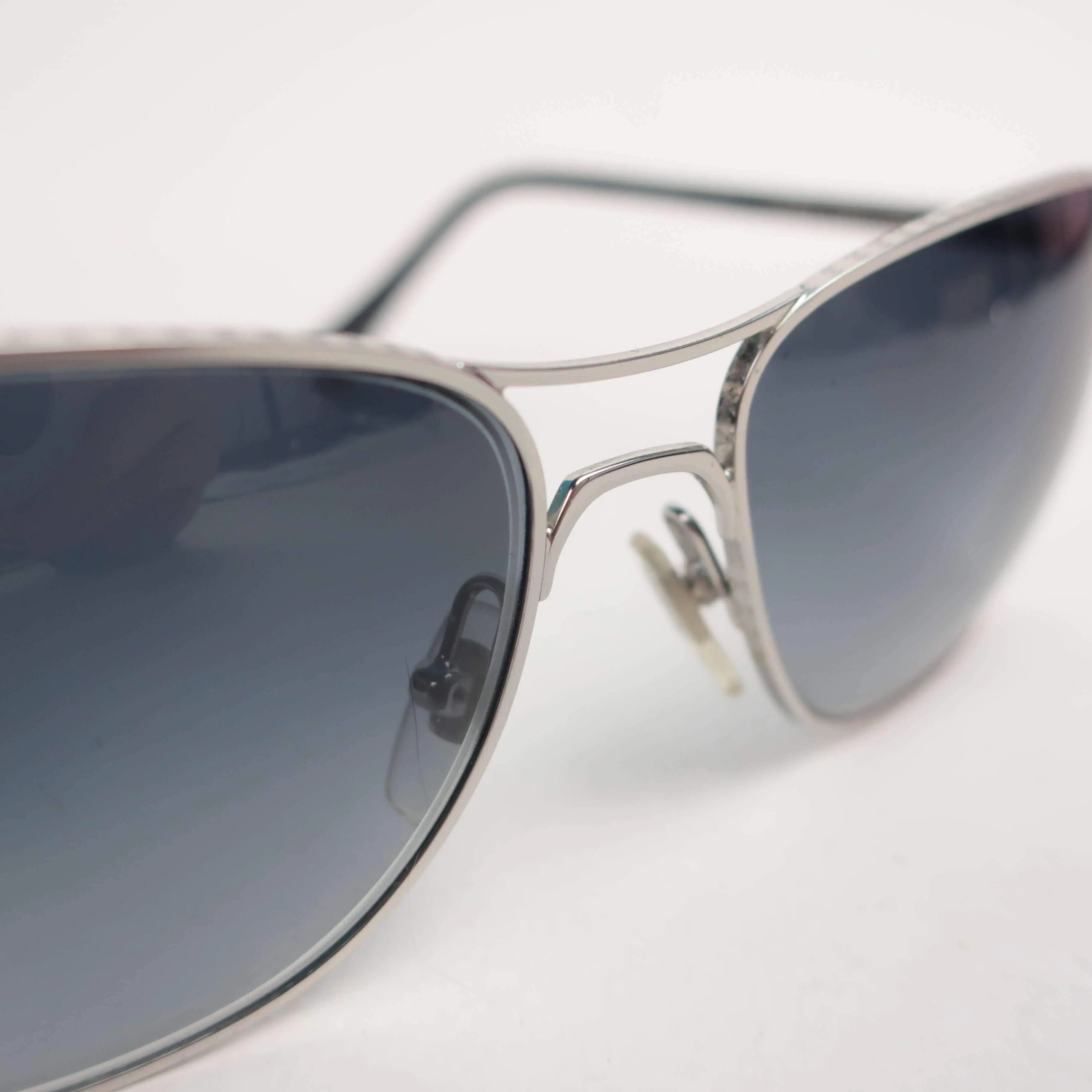 Louis Vuitton Silvertone Pilote Sunglasses - Image 10