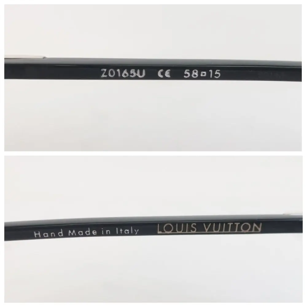 Louis Vuitton Silvertone Monogram Conspiration Pilote Sunglasses - Image 3