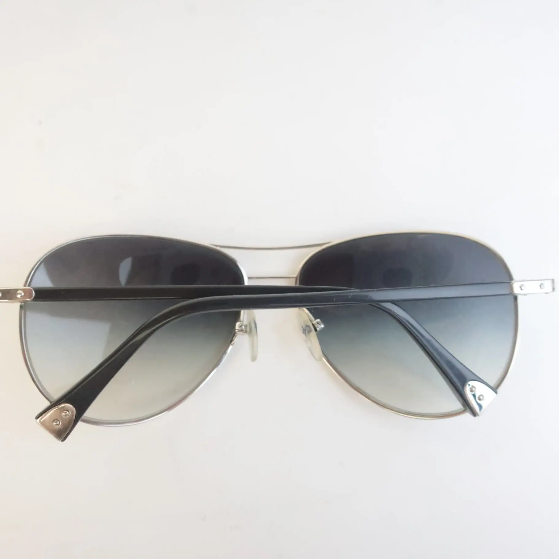 Louis Vuitton Silvertone Monogram Conspiration Pilote Sunglasses - Image 4