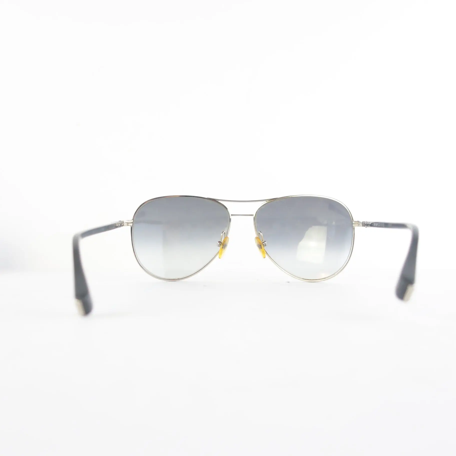 Louis Vuitton Silvertone Monogram Conspiration Pilote Sunglasses (645) - Image 4