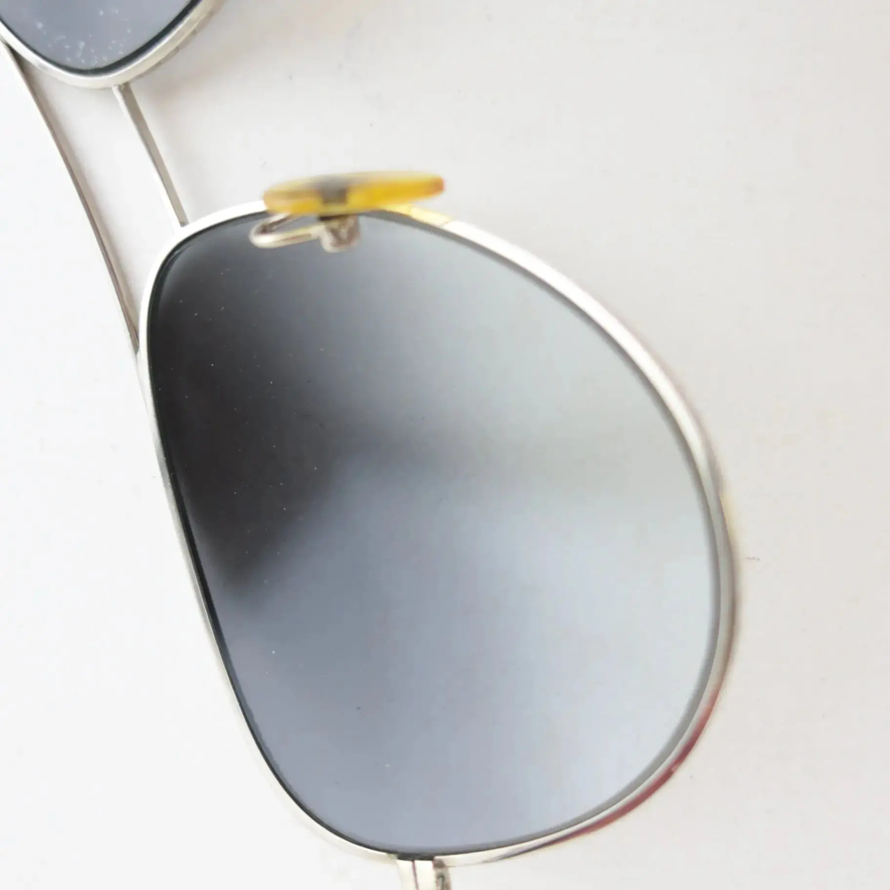 Louis Vuitton Silvertone Monogram Conspiration Pilote Sunglasses (645) - Image 5