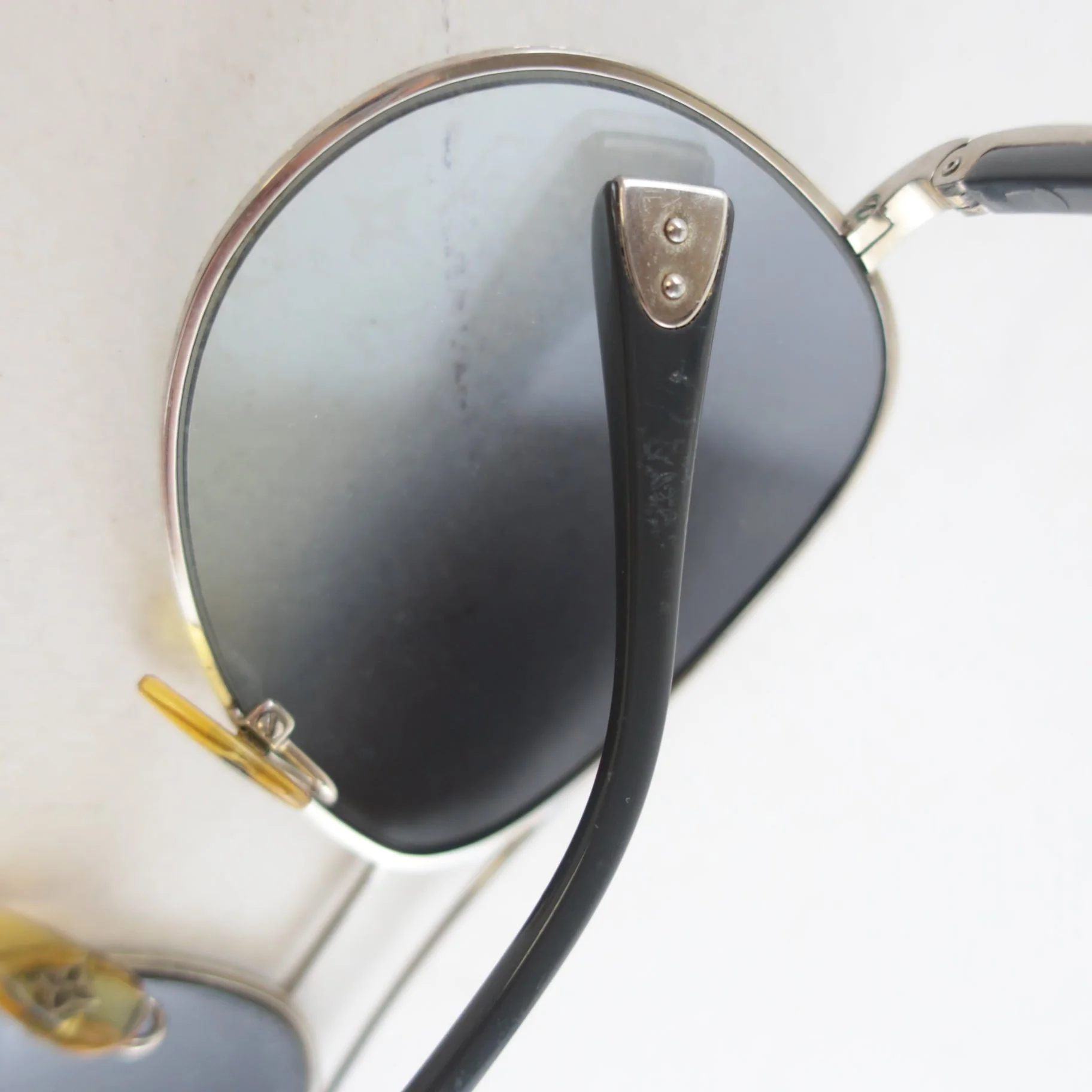 Louis Vuitton Silvertone Monogram Conspiration Pilote Sunglasses (645) - Image 8