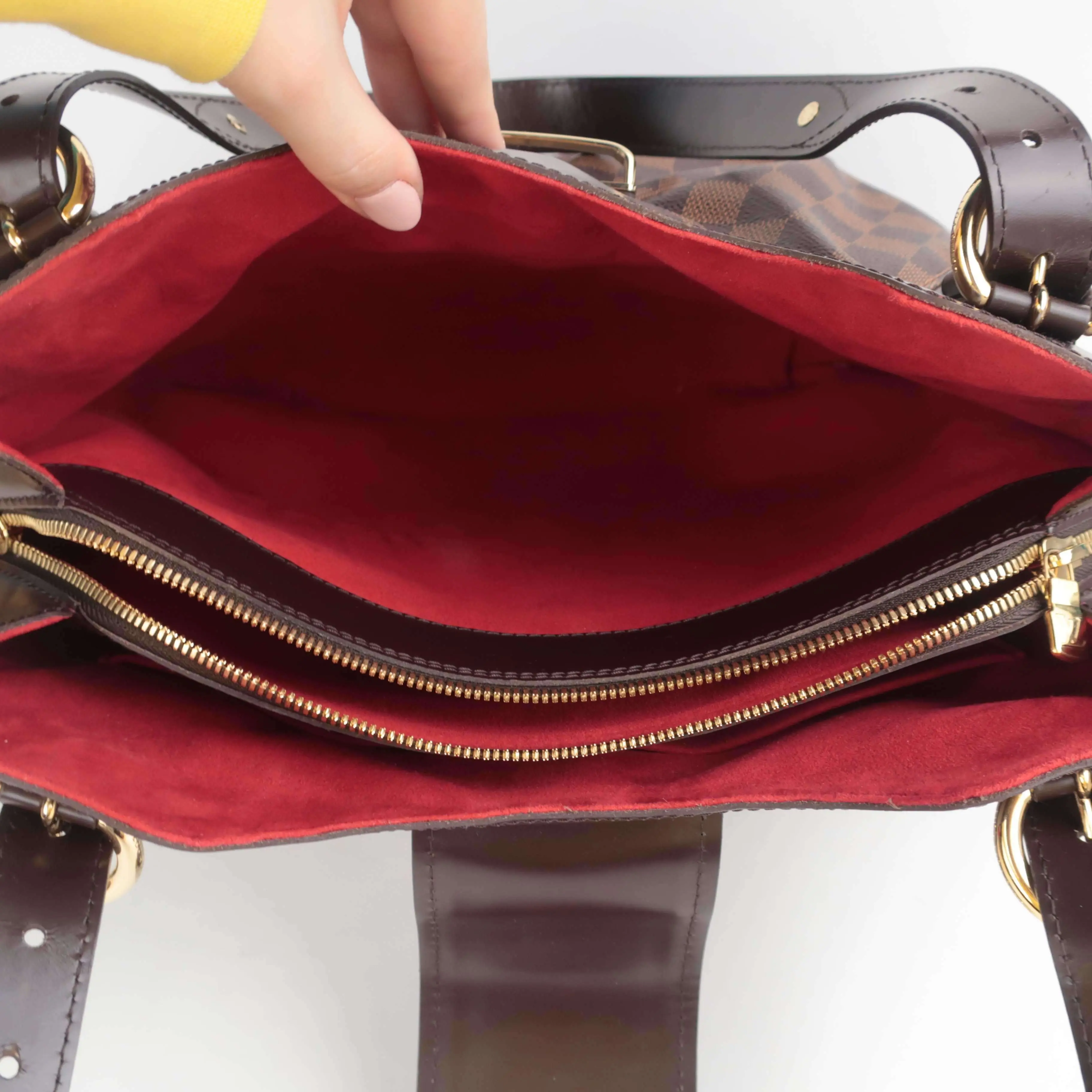 Louis Vuitton Sistina GM Damier Ebene Bag - Image 36