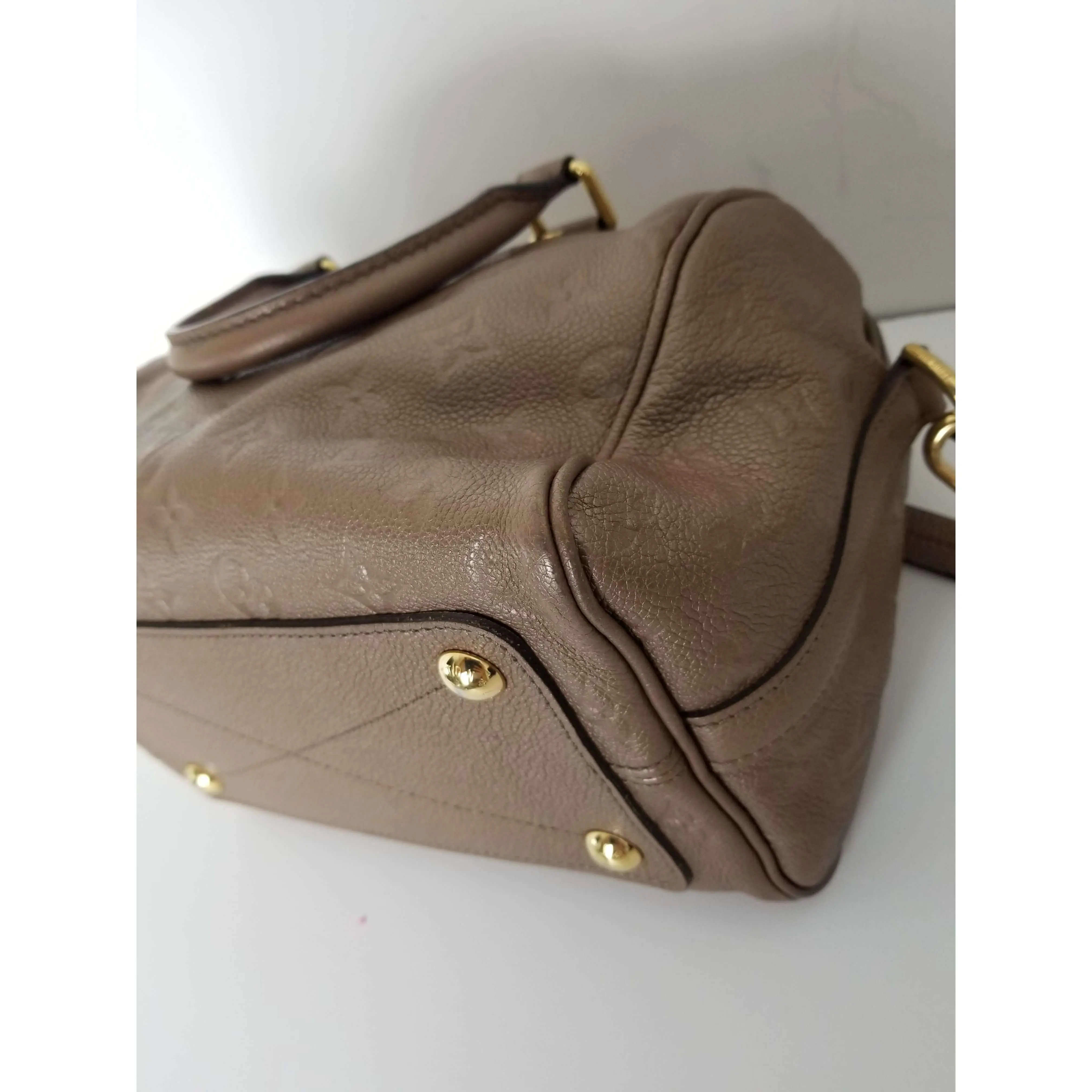 Louis Vuitton Speedy Bandouliere 25 Empreinte Bronze Bag - Image 20