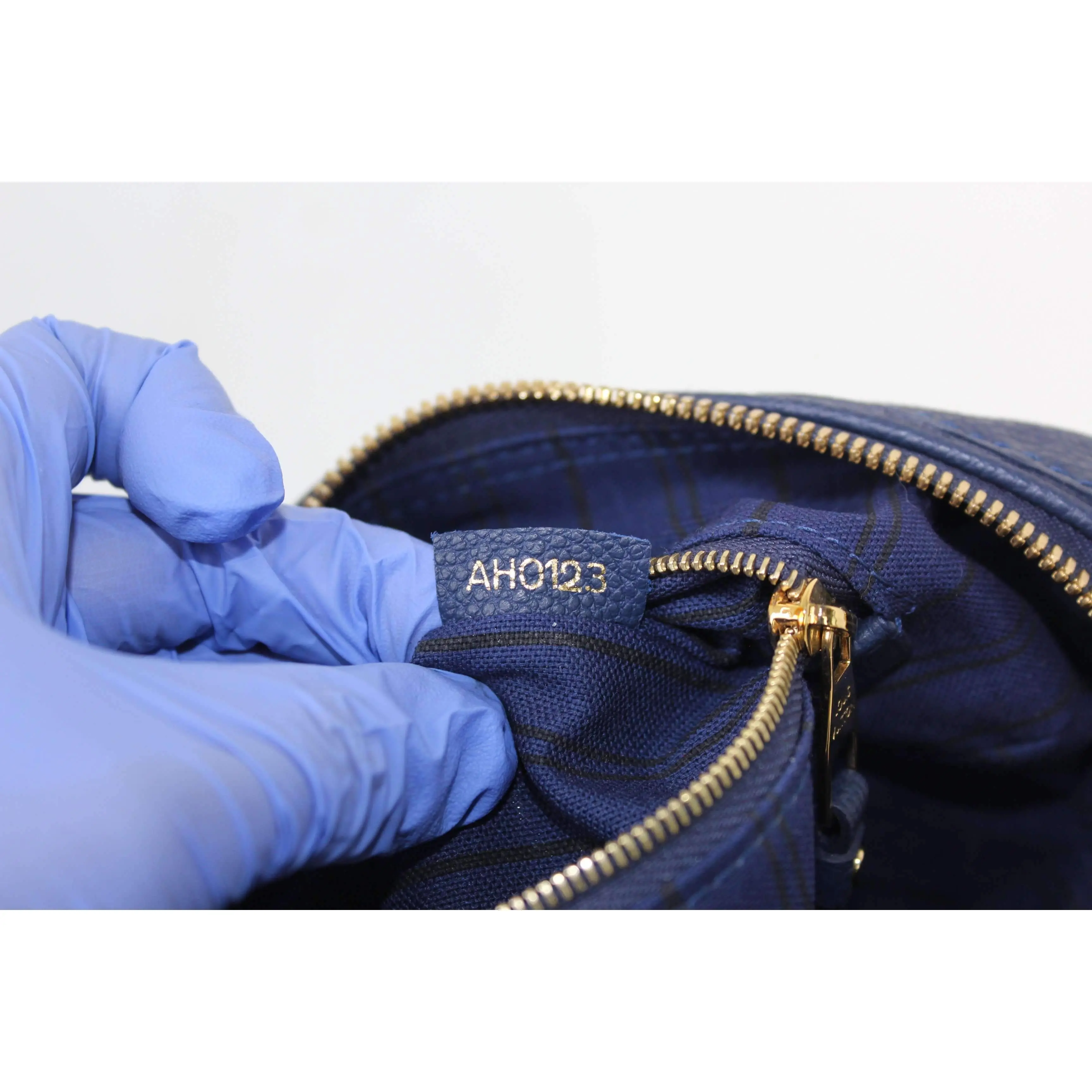 Louis Vuitton Speedy B 25 Empreinte Celeste + Secret Wallet - Image 10