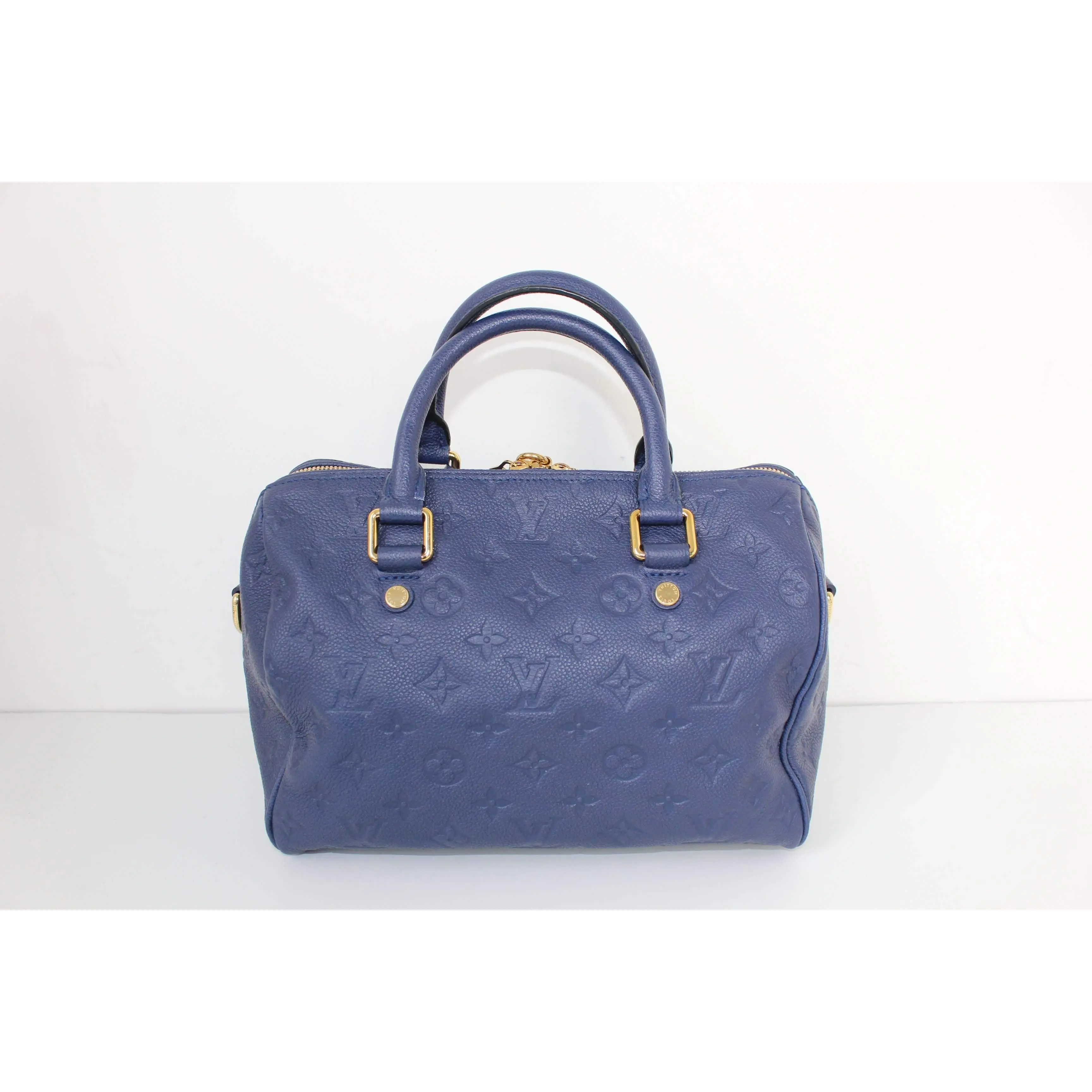 Louis Vuitton Speedy B 25 Empreinte Celeste + Secret Wallet - Image 3