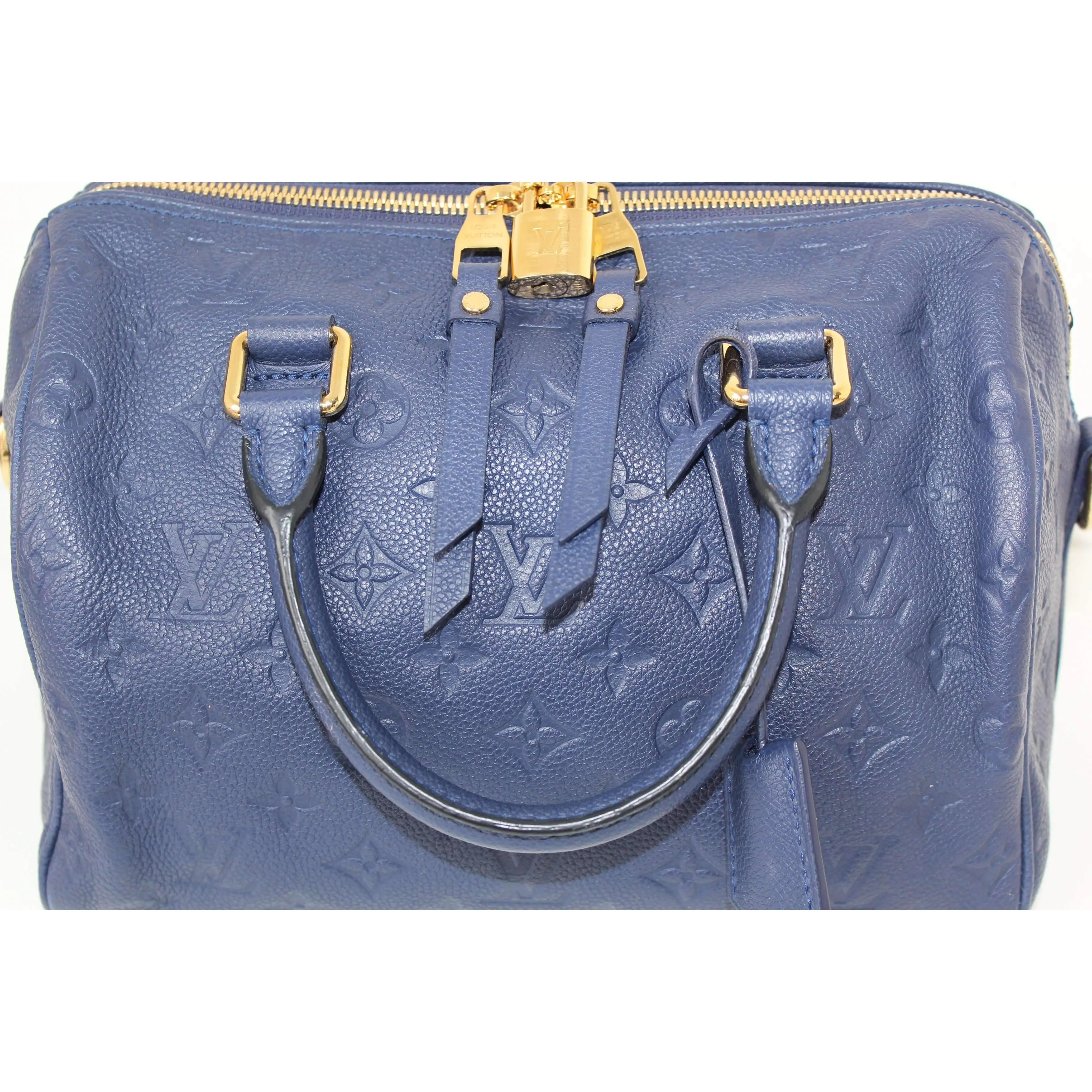 Louis Vuitton Speedy B 25 Empreinte Celeste + Secret Wallet - Image 5