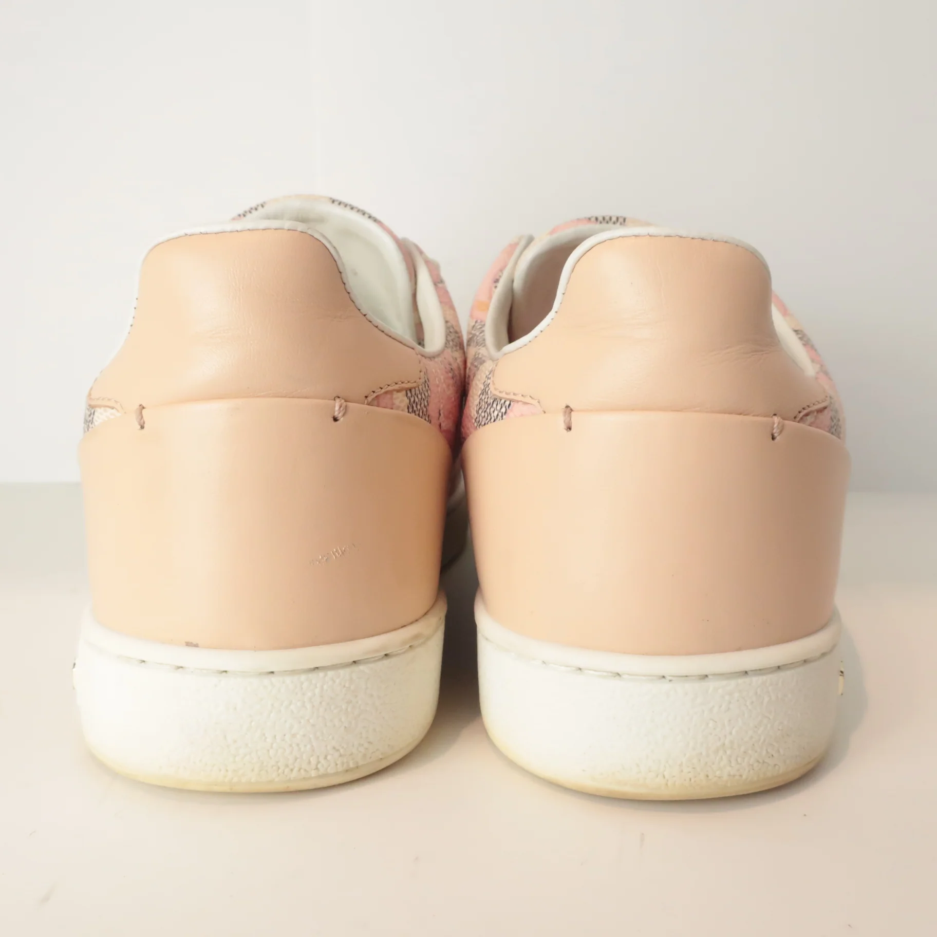 Louis Vuitton Tahitienne Pink Flower Sneakers (774) - Image 11