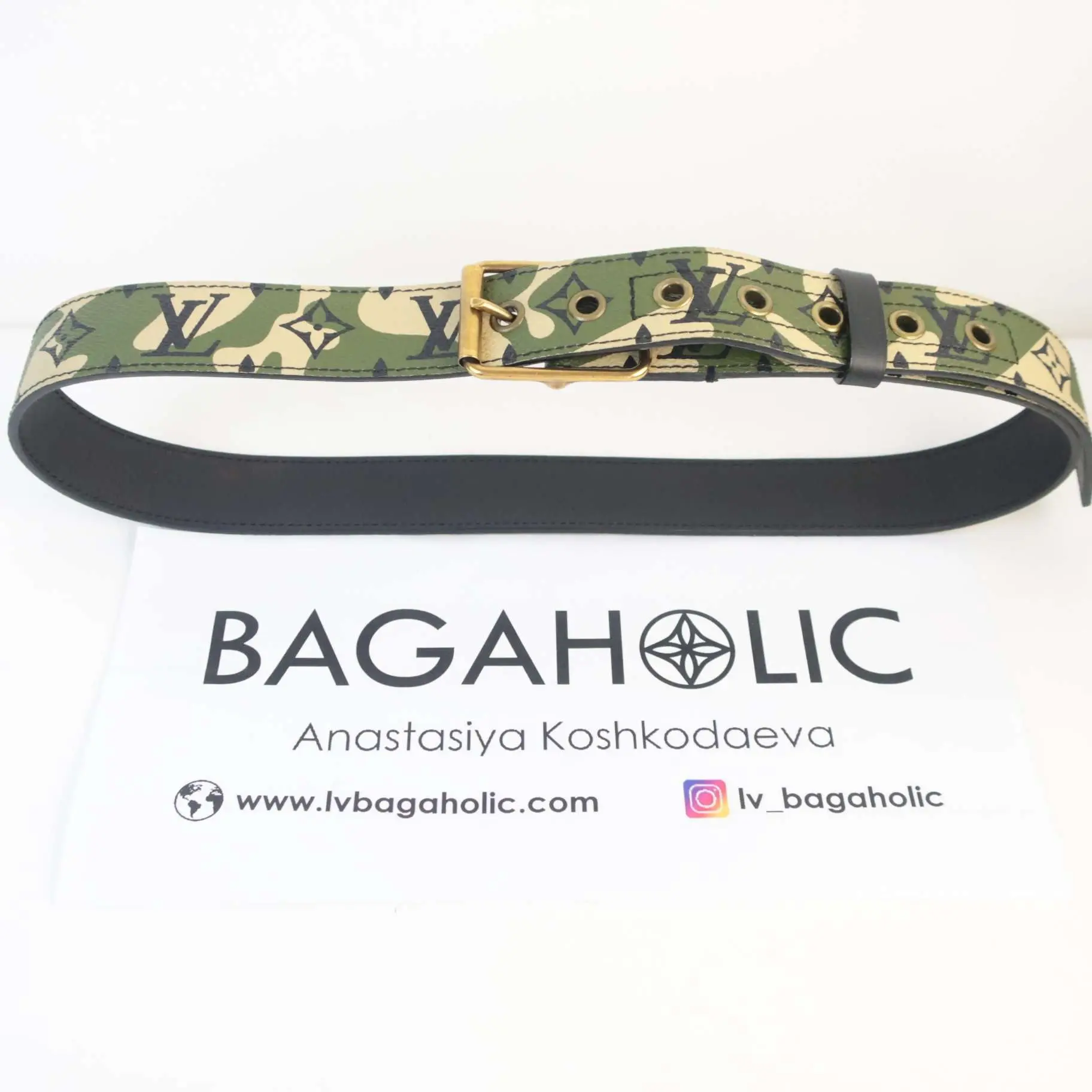Louis Vuitton Takashi Murakami Monogramouflage Belt (90 cm) - Image 2